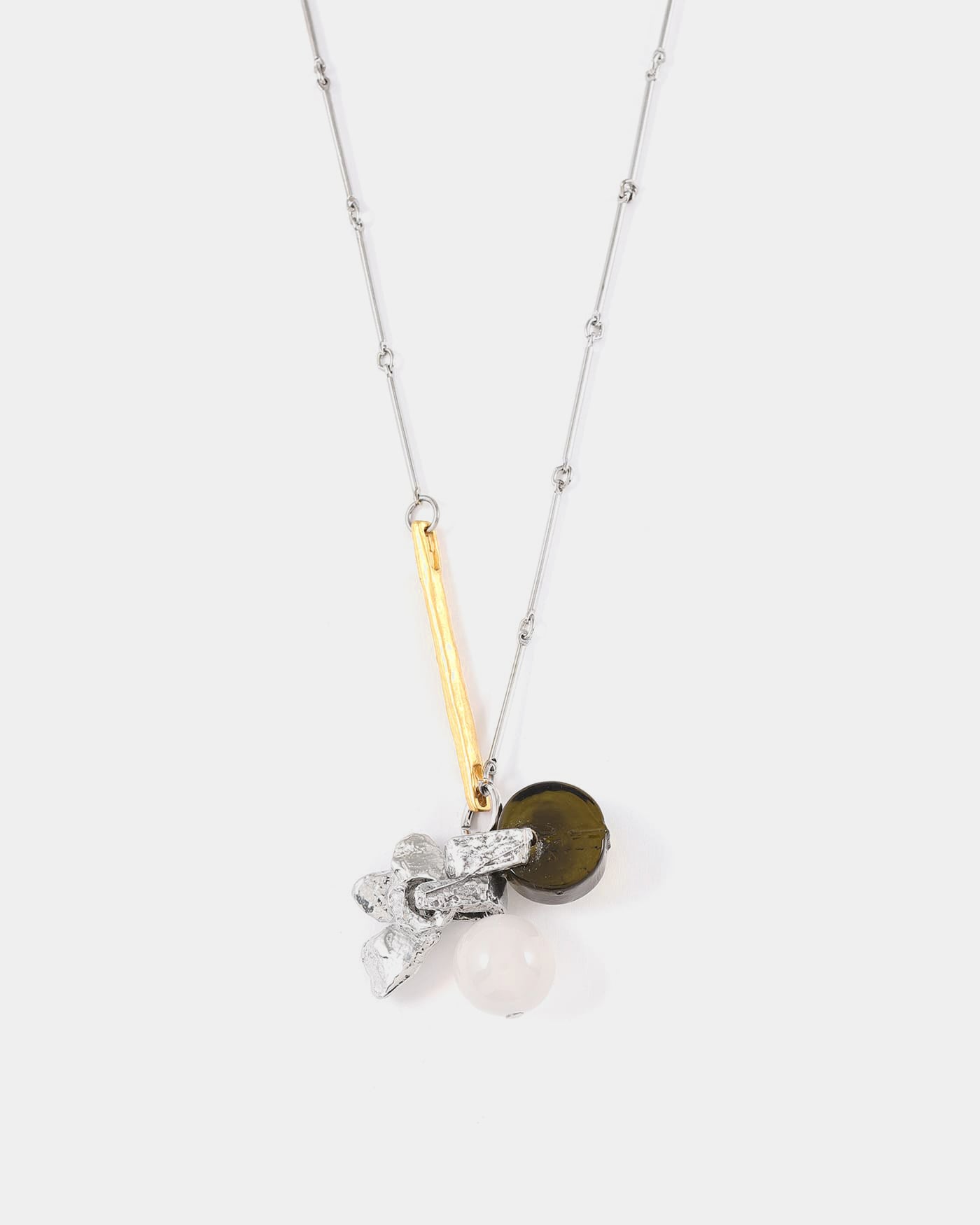 Electre two-tone necklace