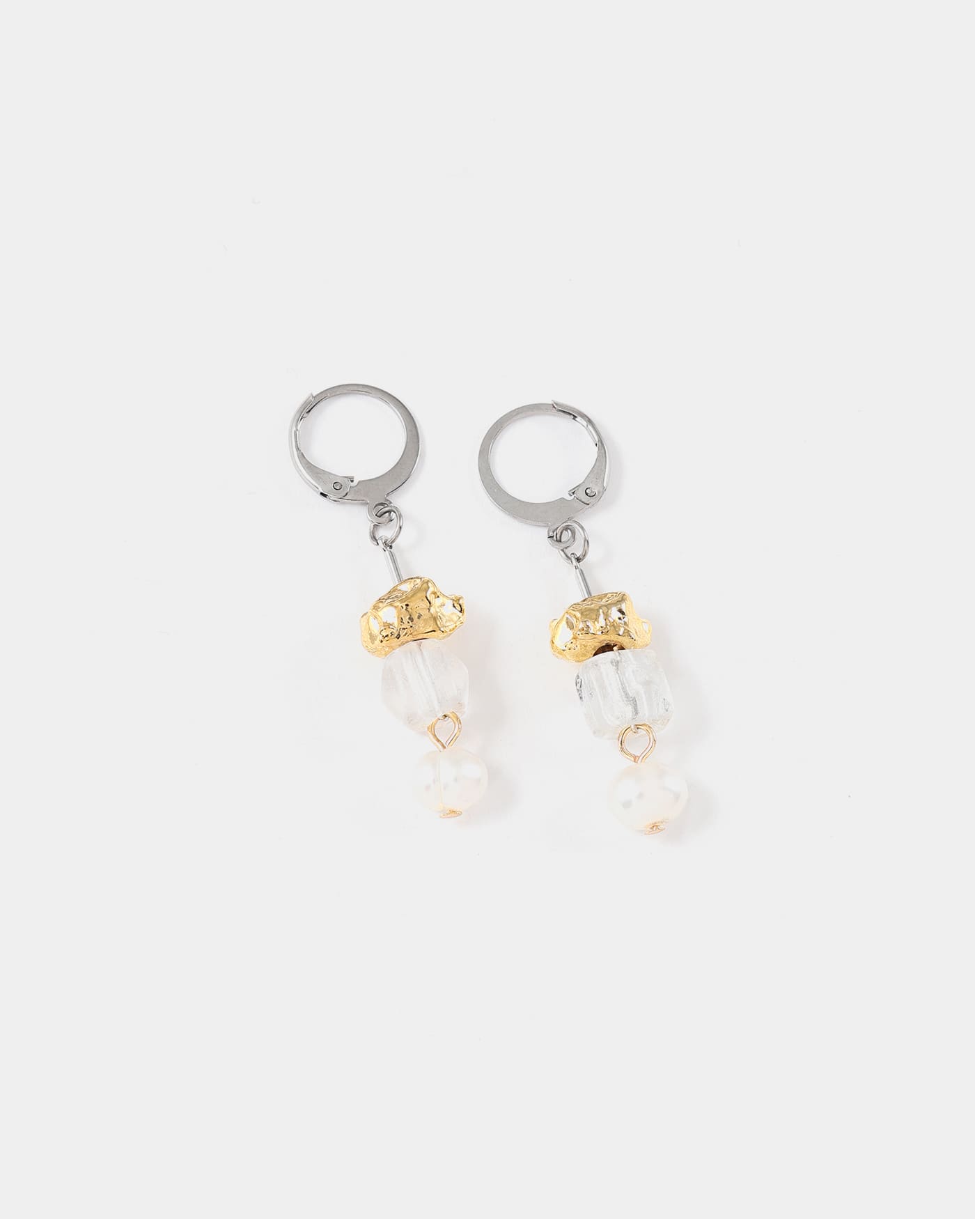 Boucles d'oreilles Maw Deux tons