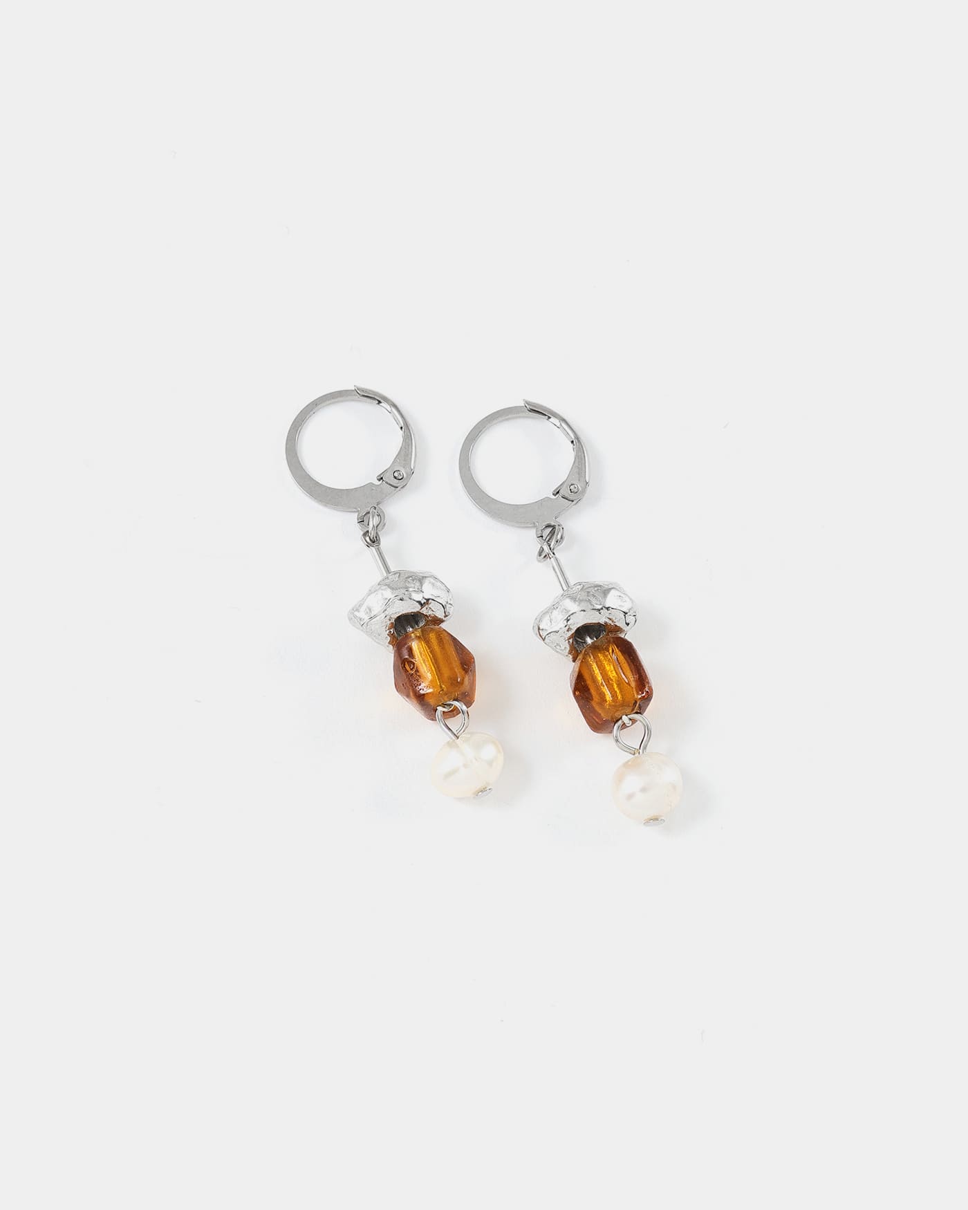Boucles d'oreilles Maw Argent