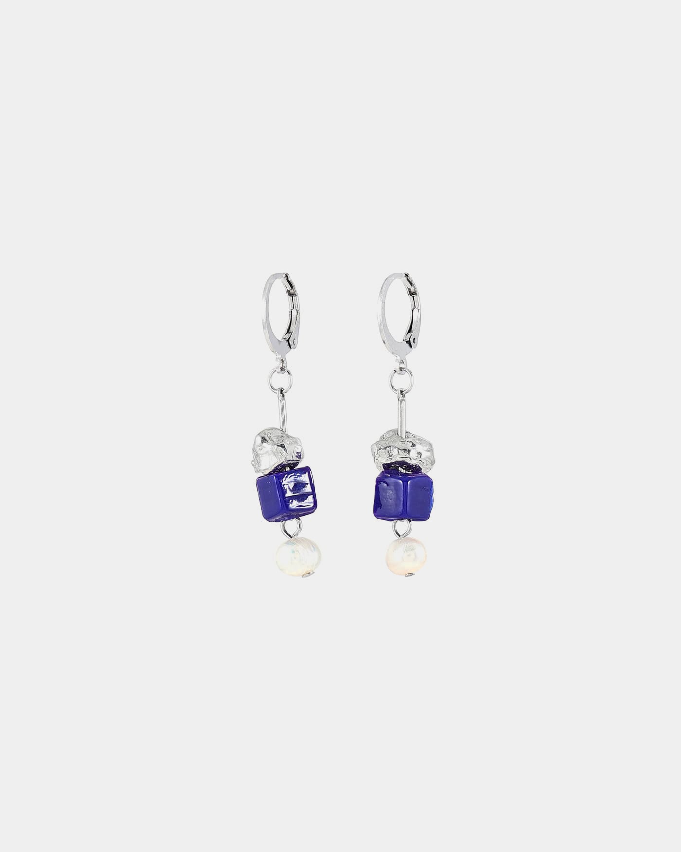 Boucles d'oreilles Maw Argent