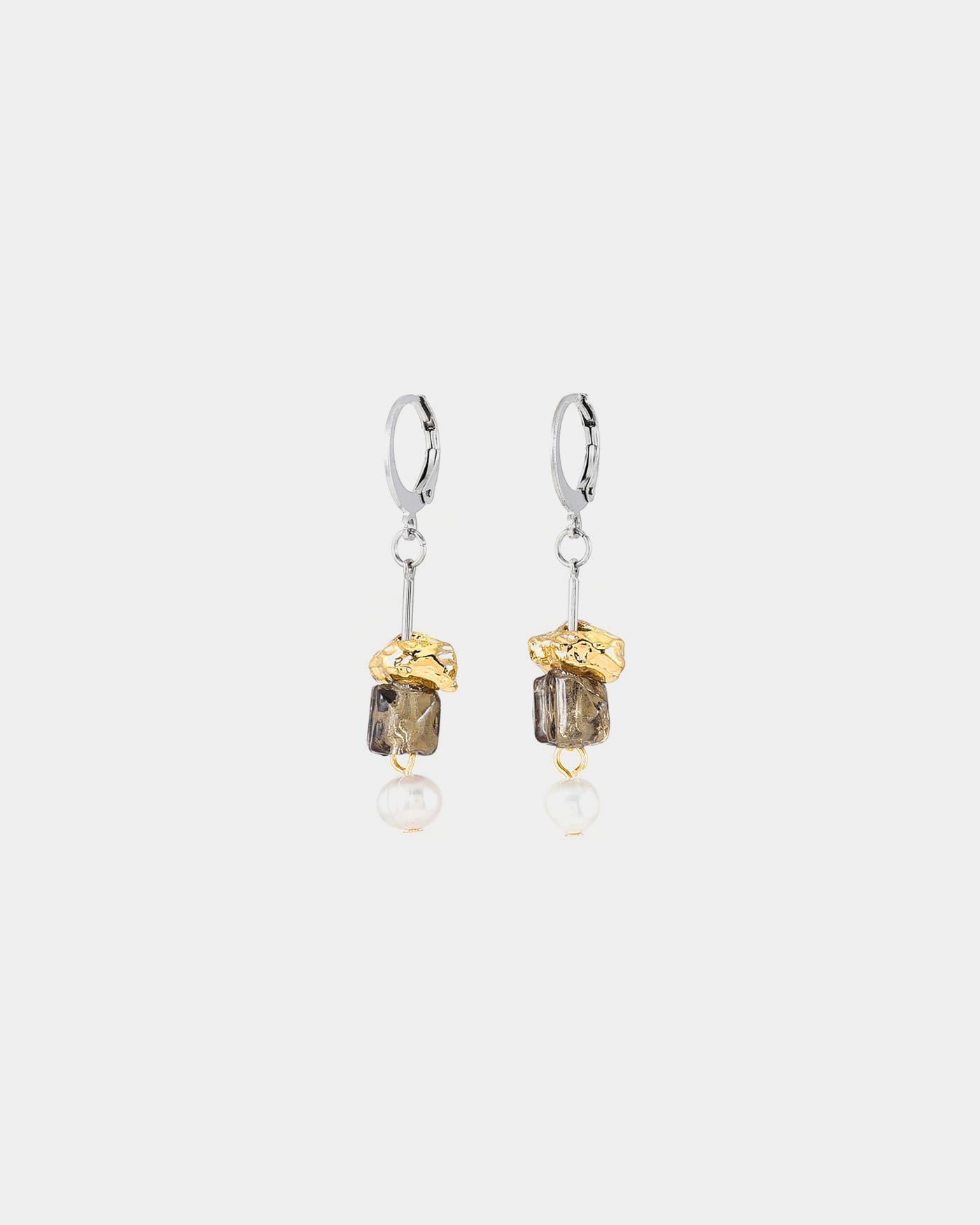 Boucles d'oreilles Maw Deux tons