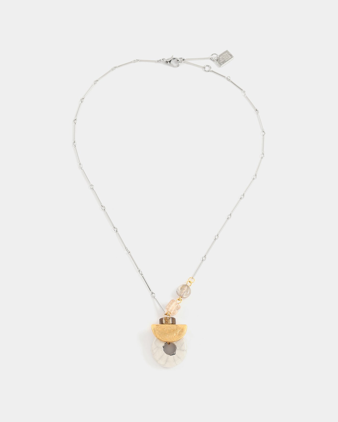 Elowen two-tone necklace