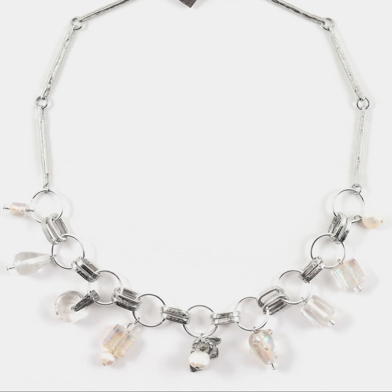 Tiaki silver necklace