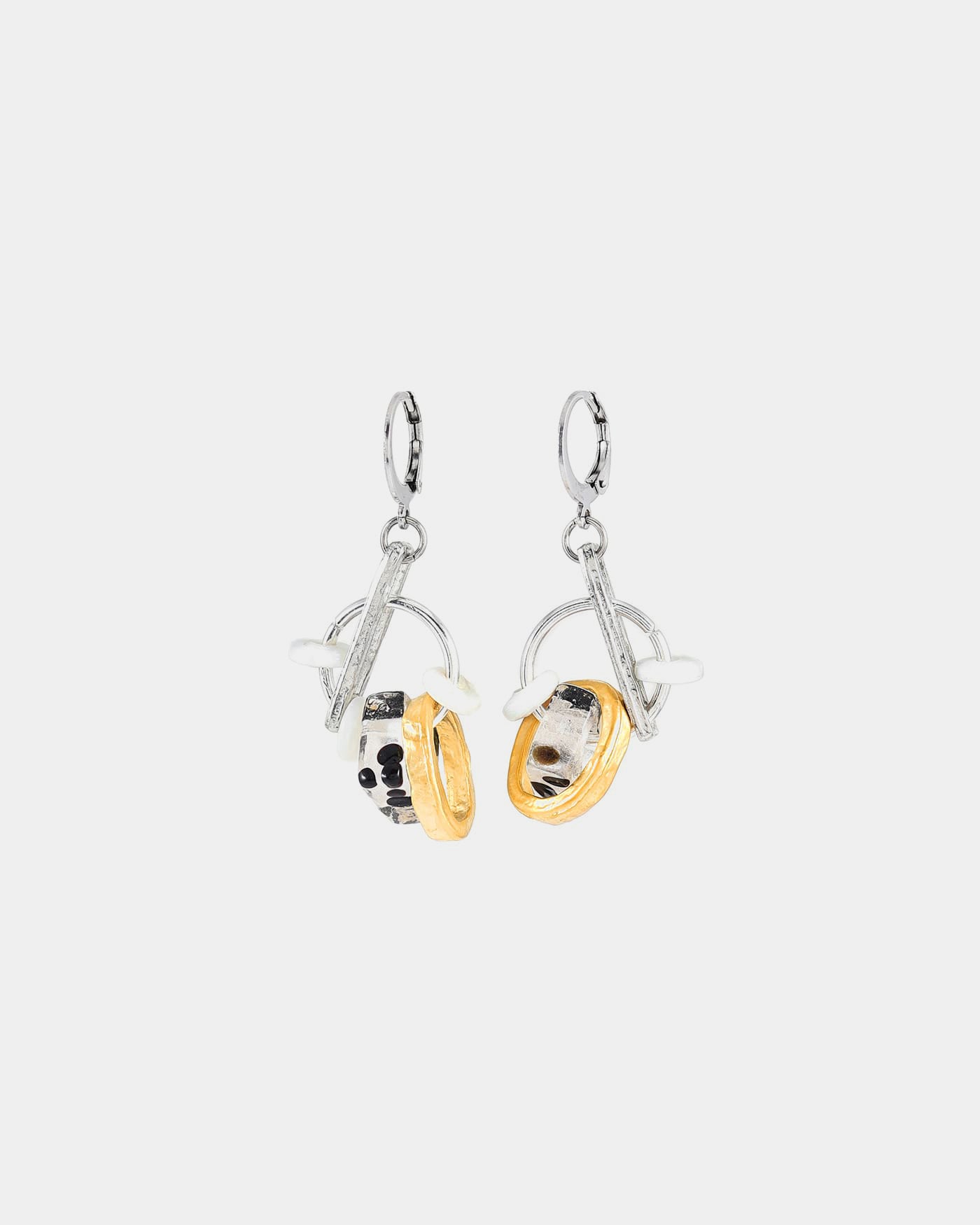 Boucles d'oreilles Vortex Deux tons