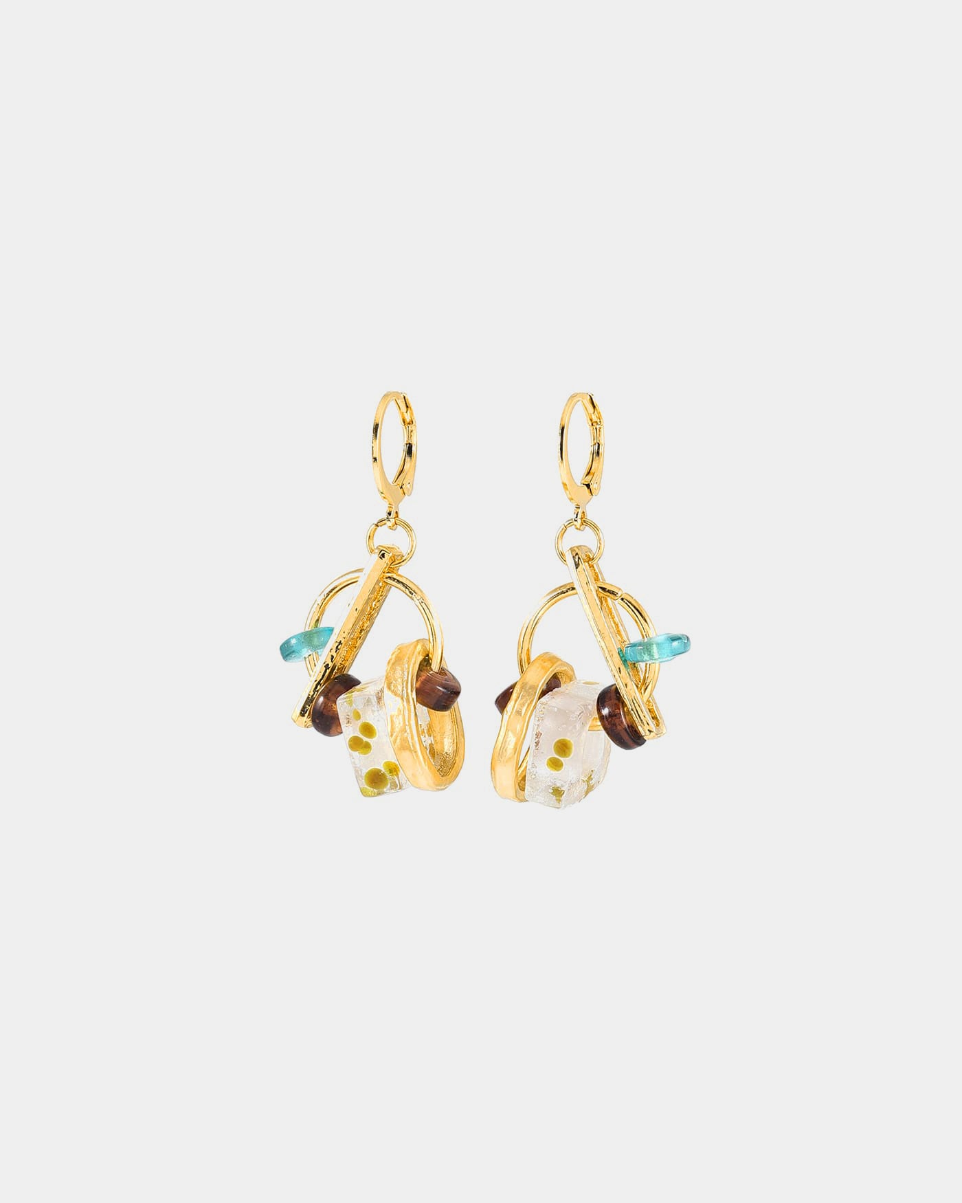 Boucles d'oreilles Vortex Or