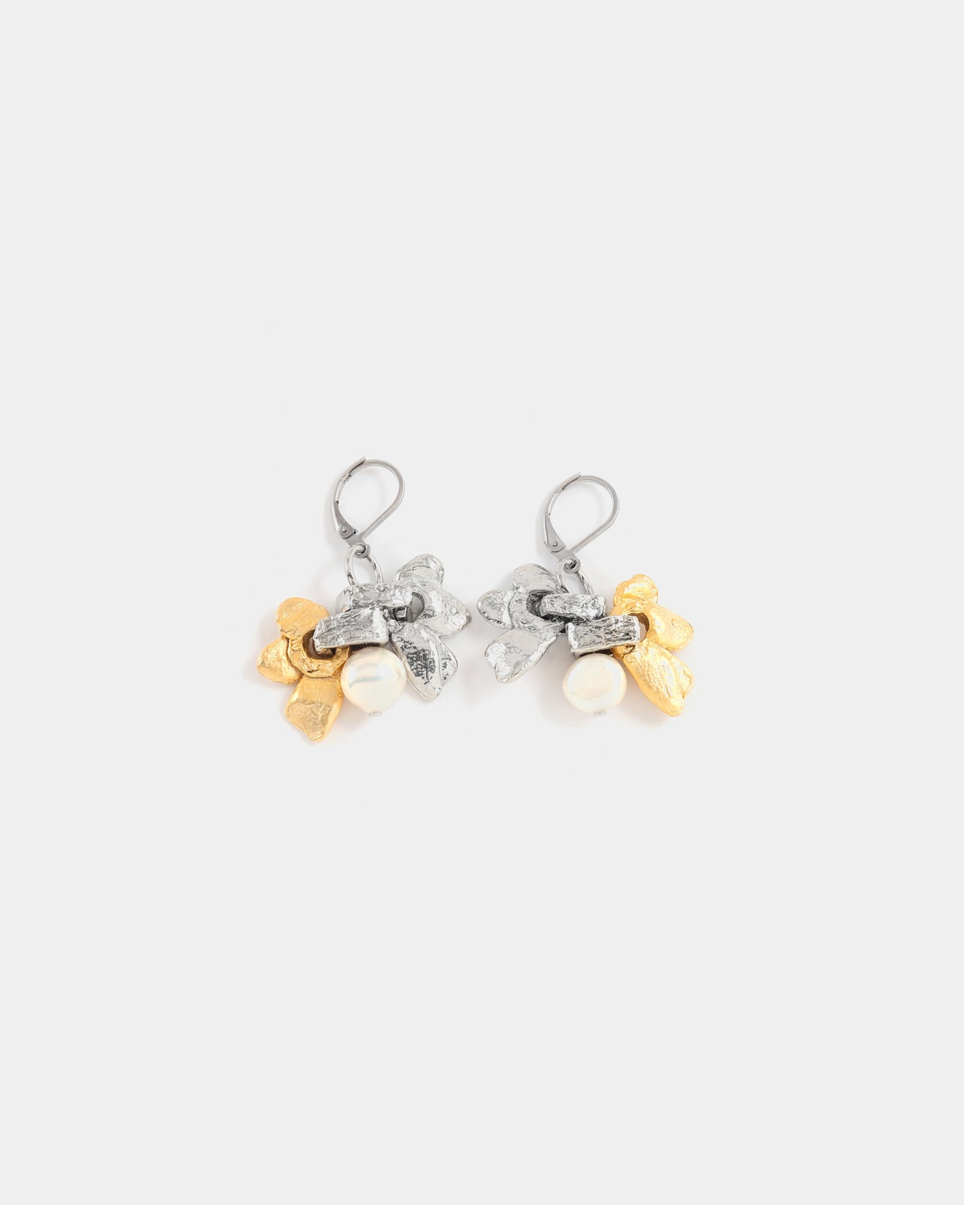 Vildiur two-tone earrings