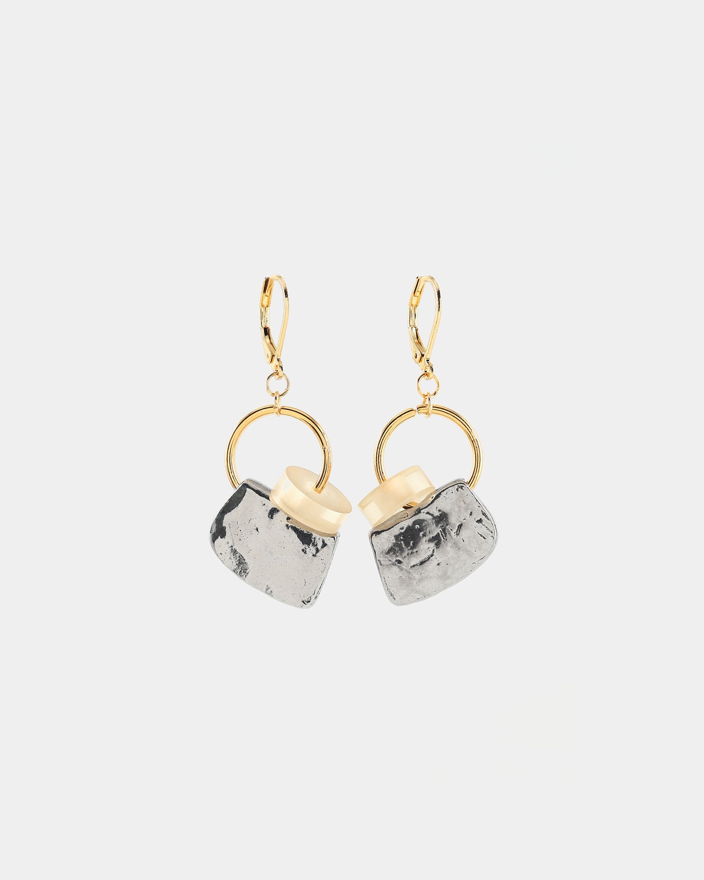 Matar two-tone earrings