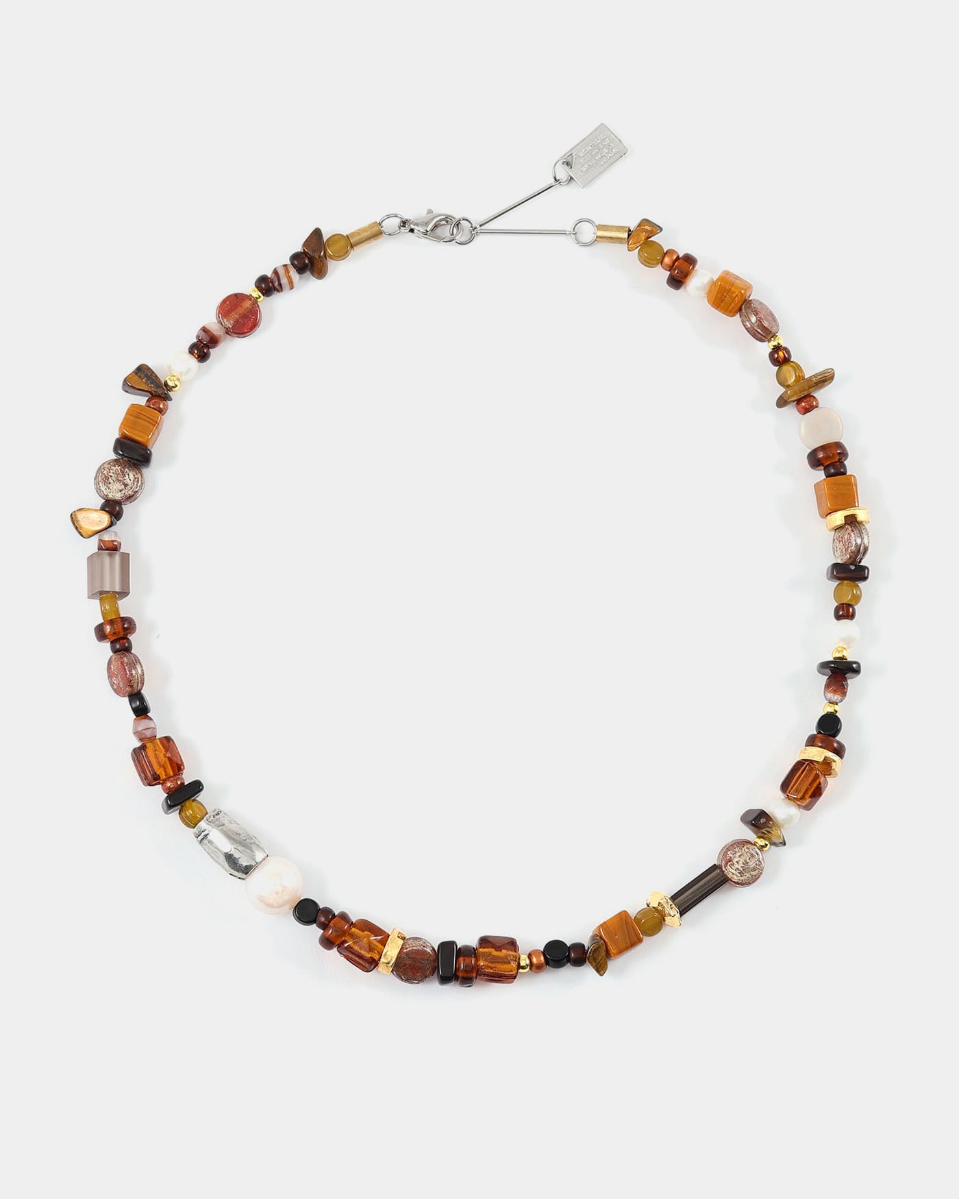 Luan two-tone necklace