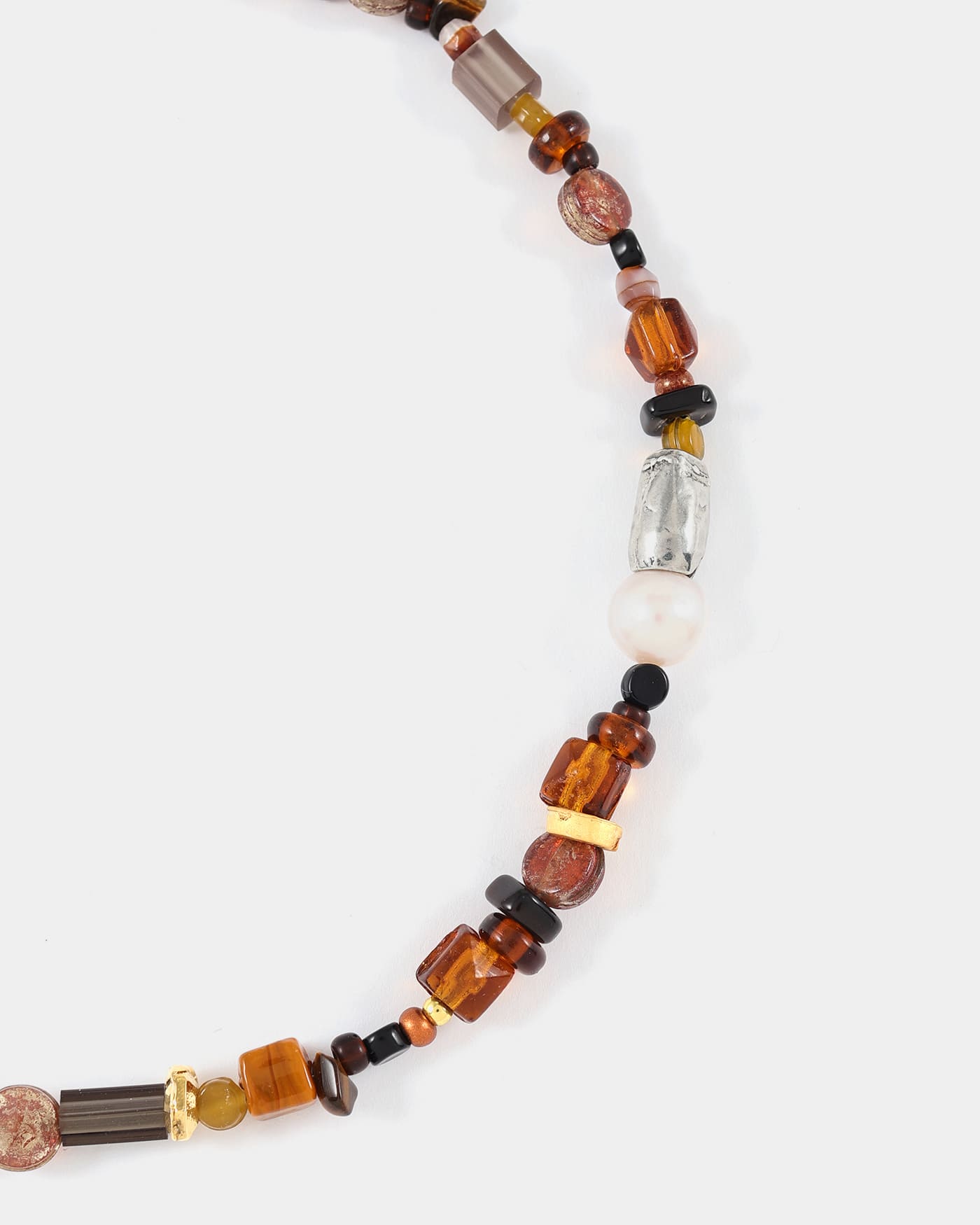Luan two-tone necklace
