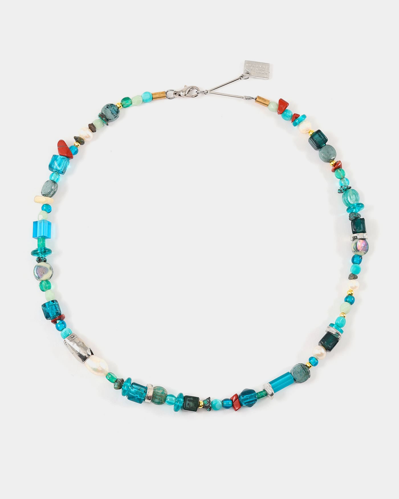 Luan two-tone necklace