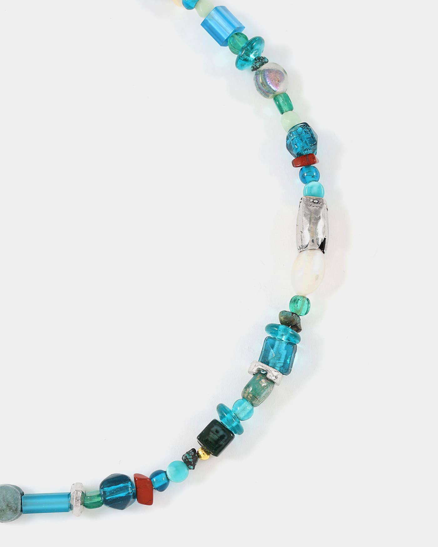 Luan two-tone necklace