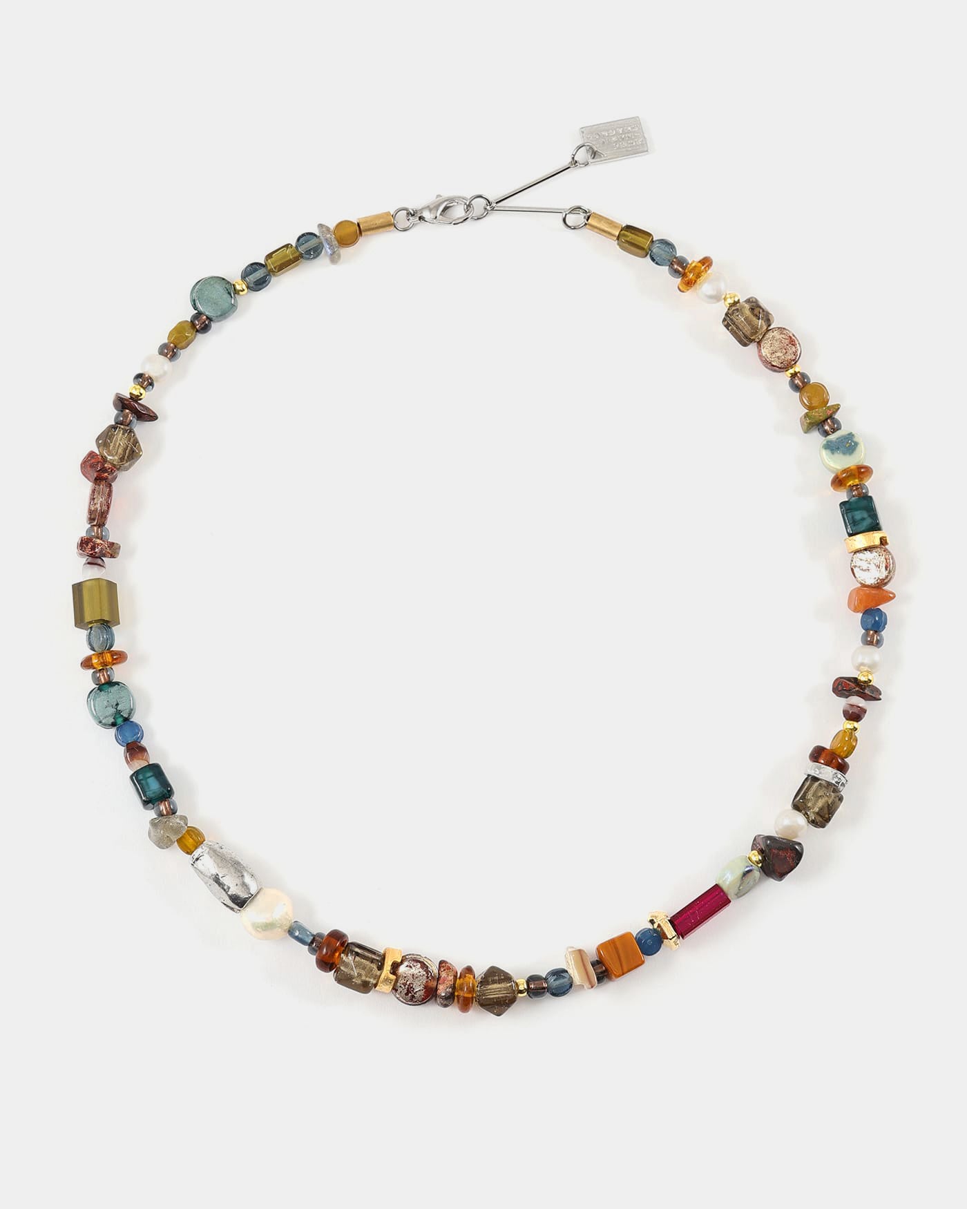 Luan two-tone necklace