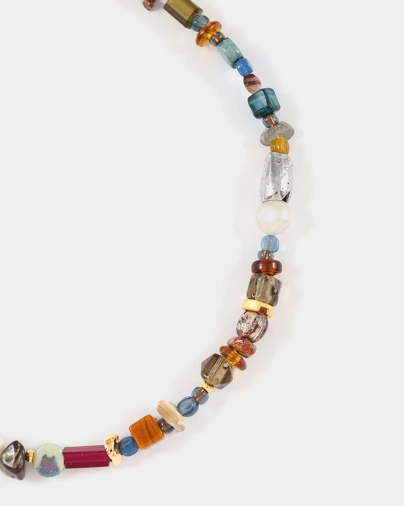 Luan two-tone necklace