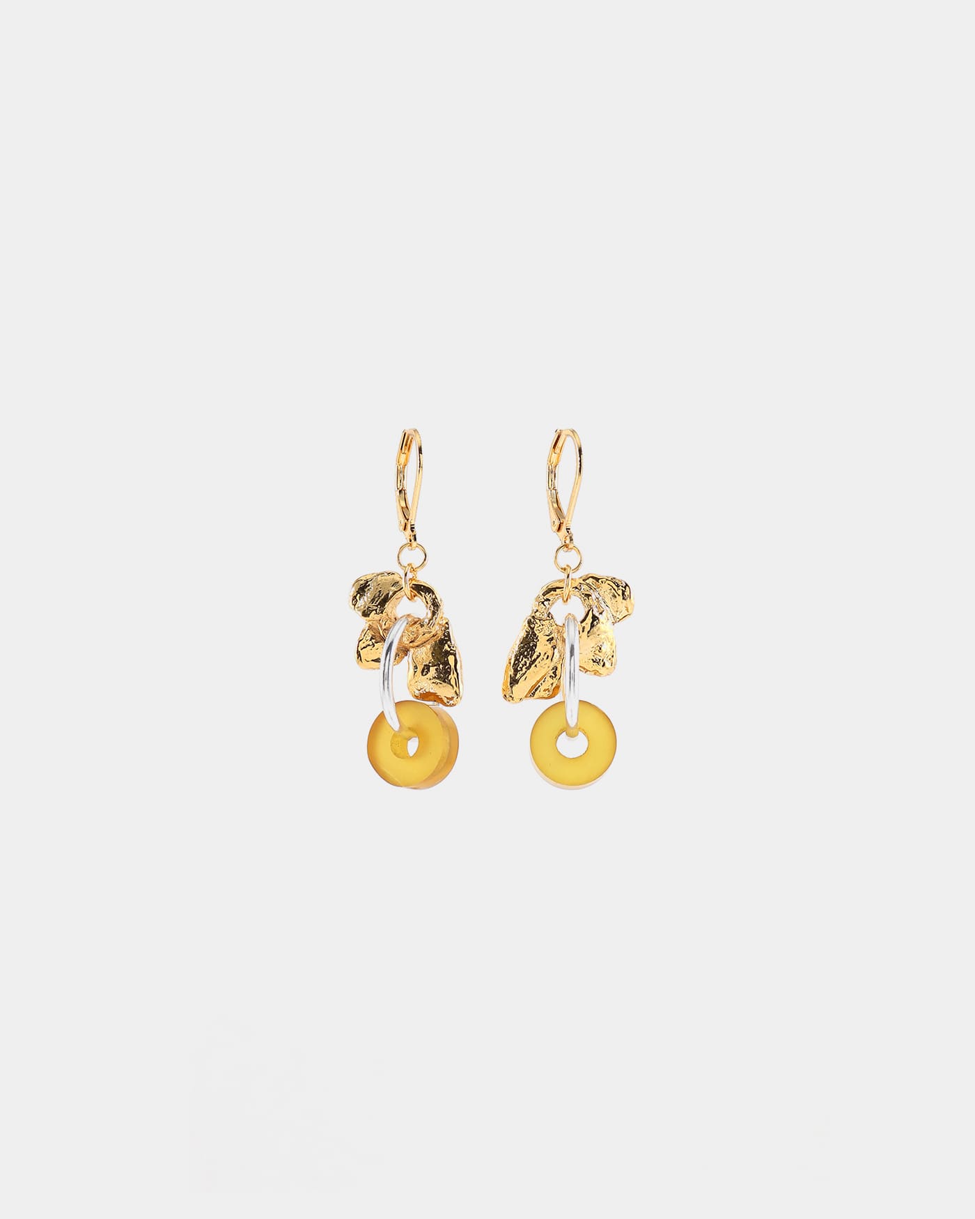 Felis two-tone earrings