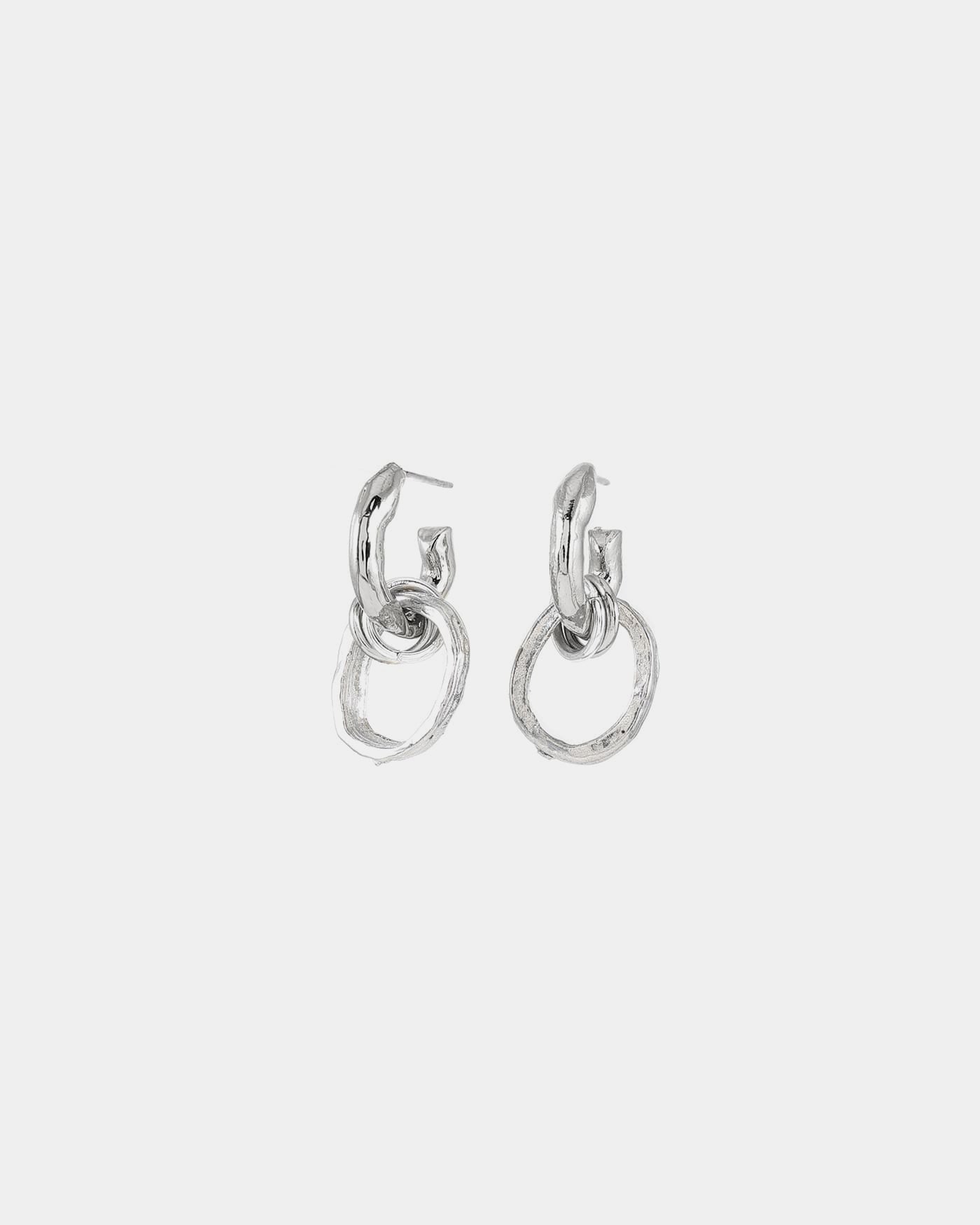 Boucles d'oreilles Venusa Argent
