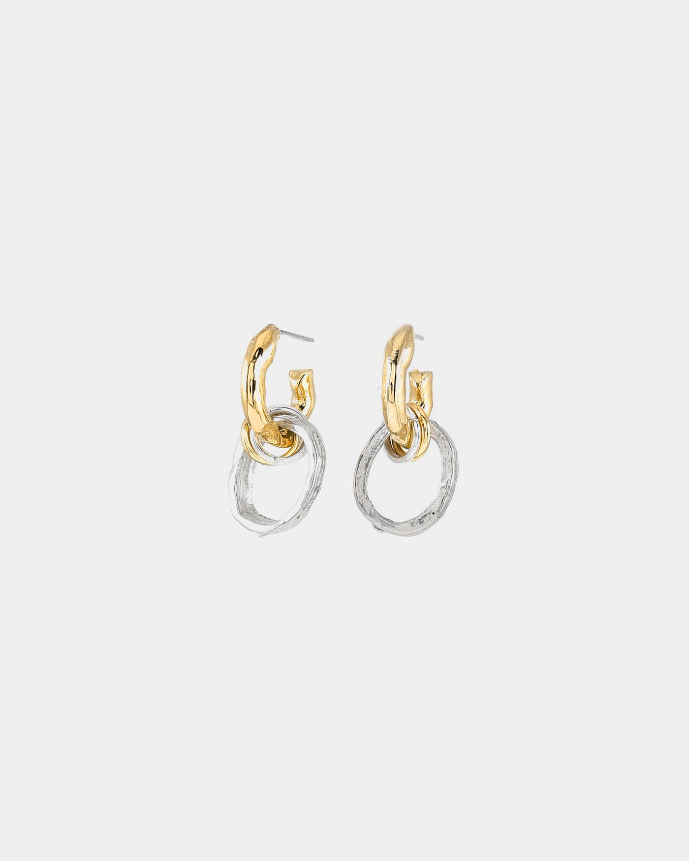 Boucles d'oreilles Venusa Deux tons