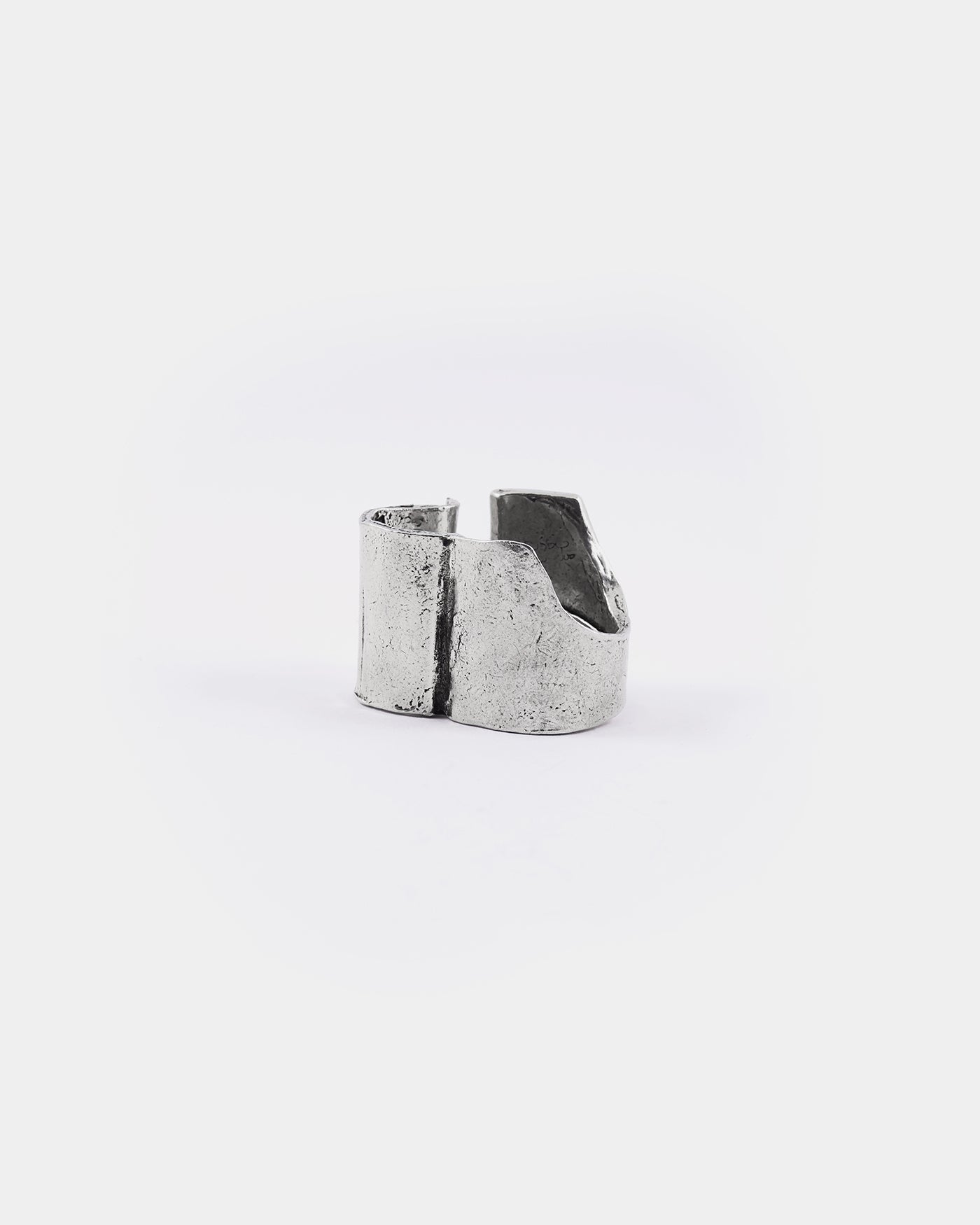 Crisium silver ring