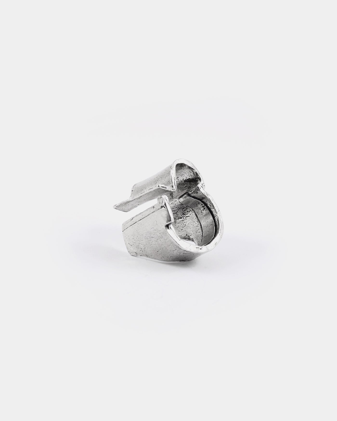 Crisium silver ring