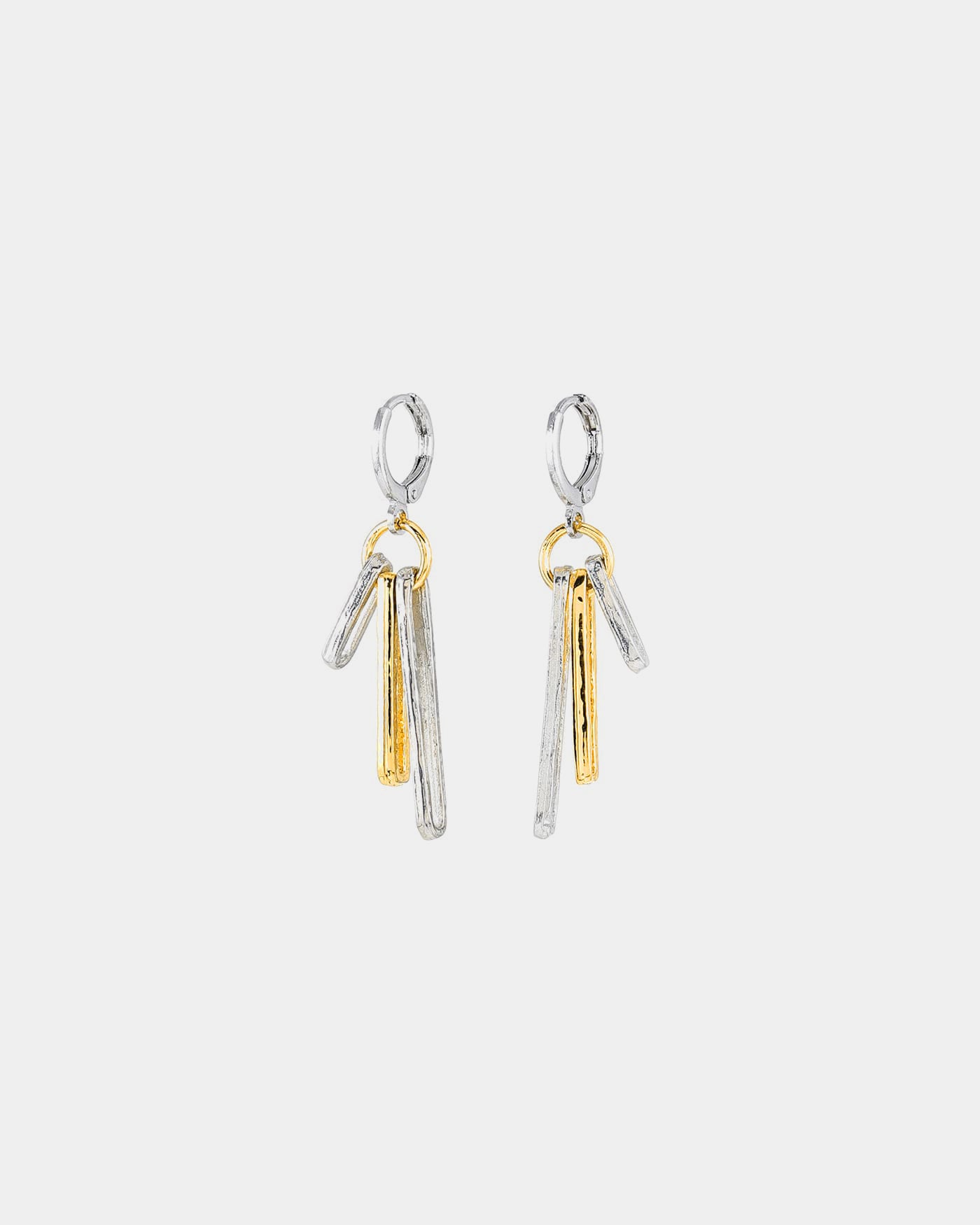 Boucles d'oreilles Flamma Deux tons