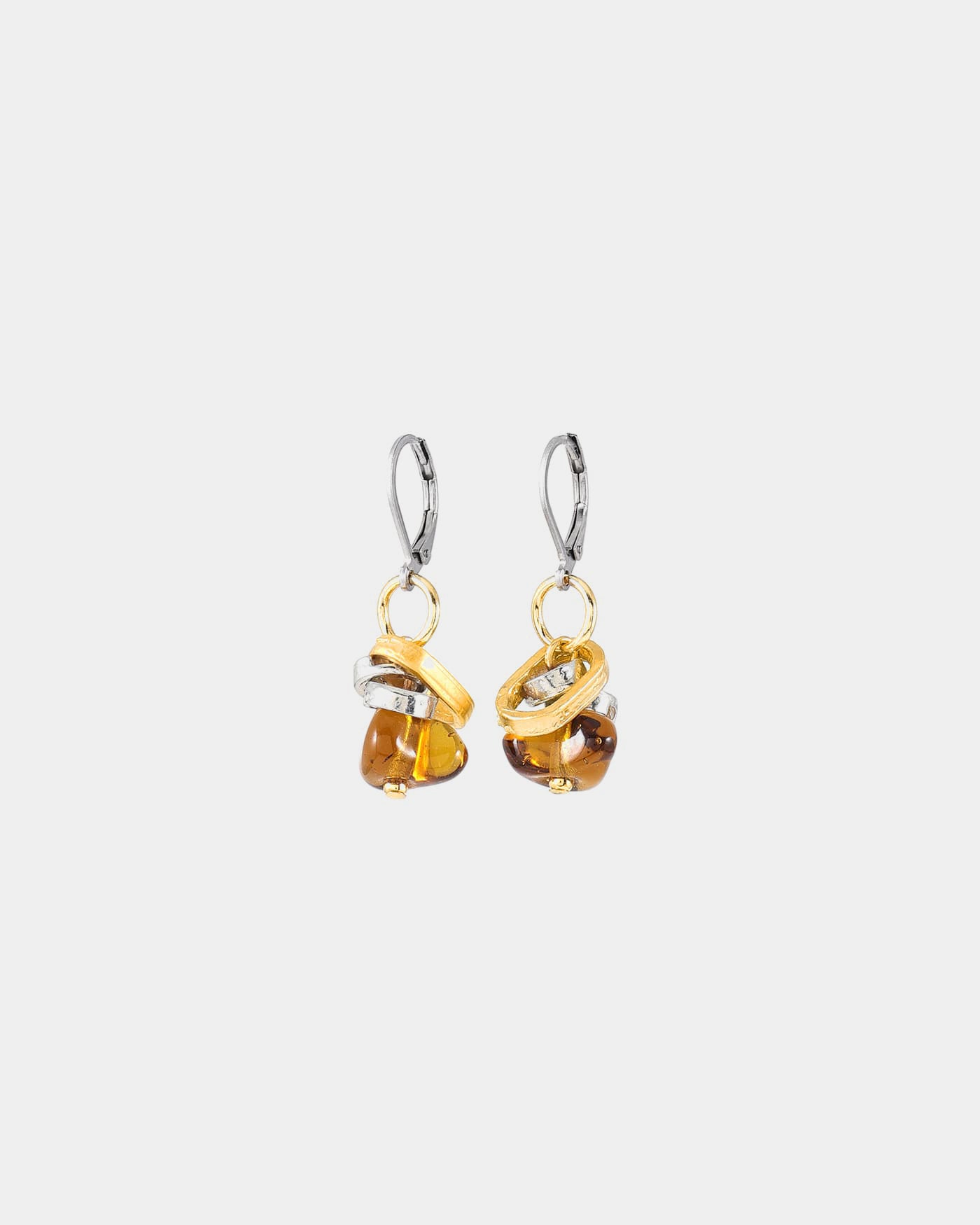 Boucles d'oreilles Pegasus Deux tons
