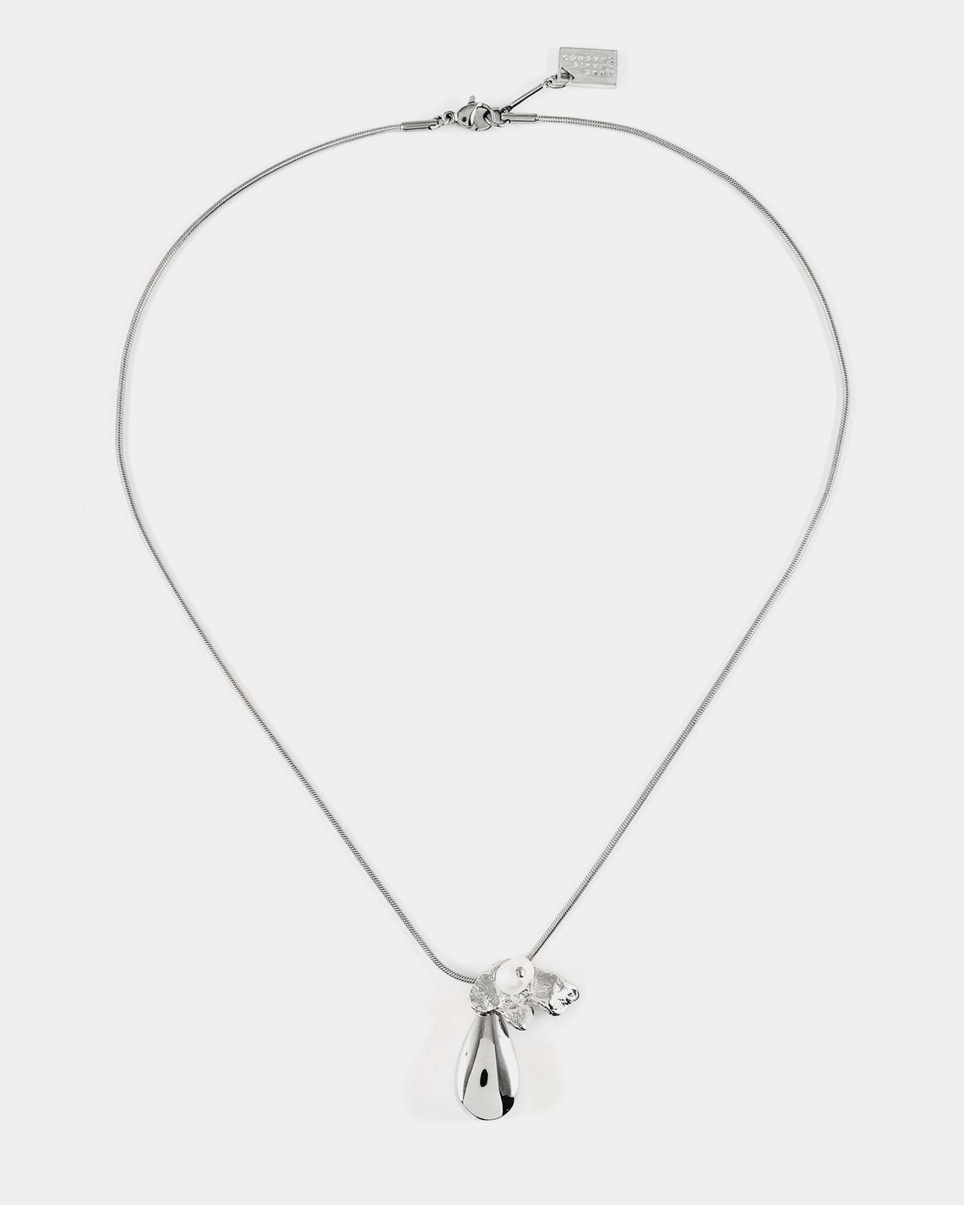 Aura Silver Memorial Necklace