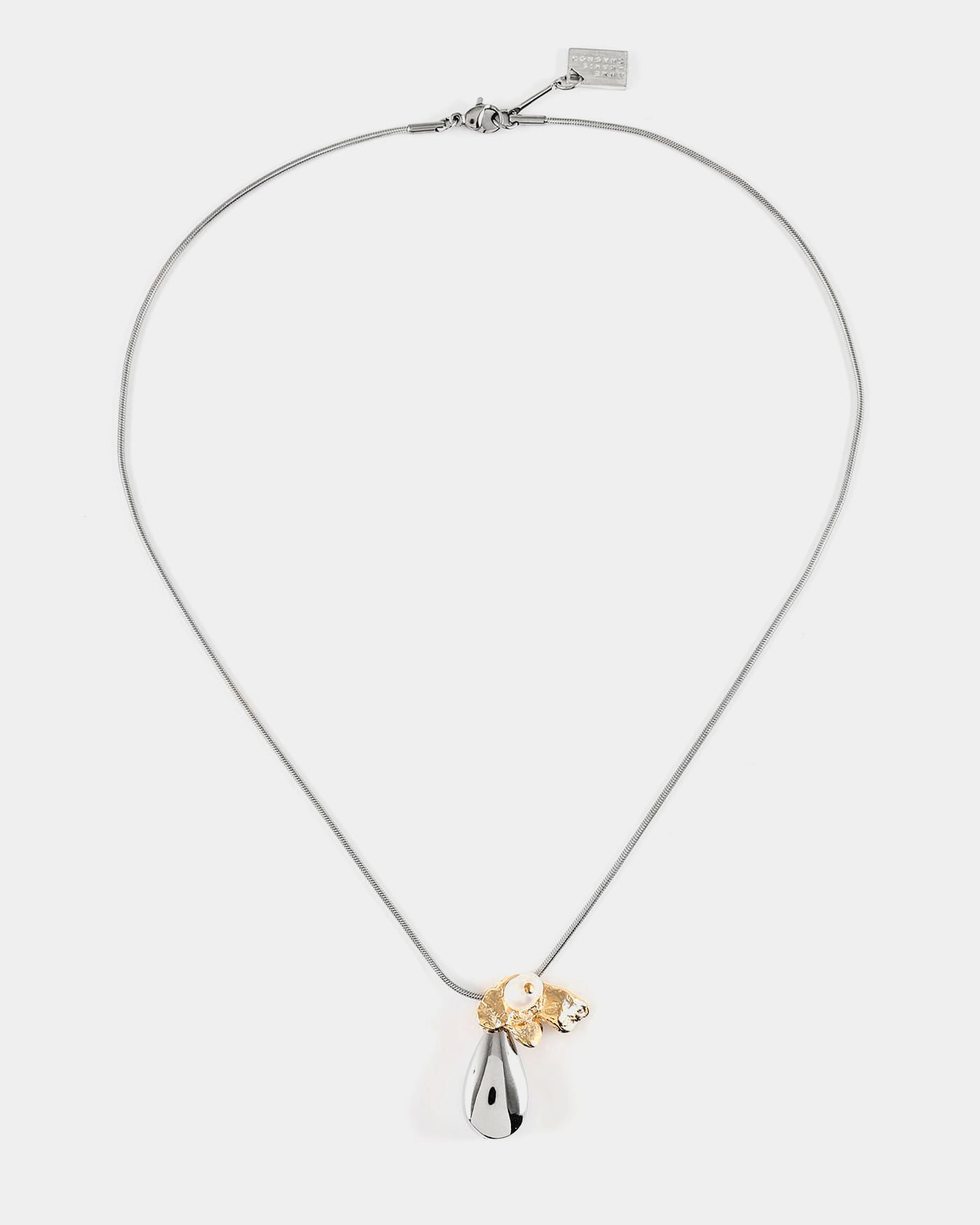 Aura Two-tone Memorial Necklace