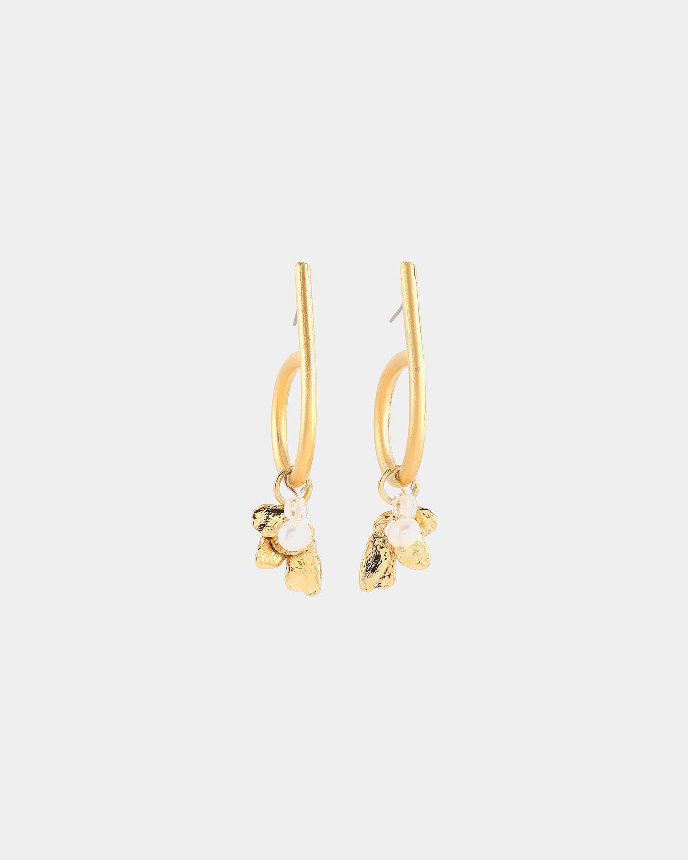 Wasald gold earrings