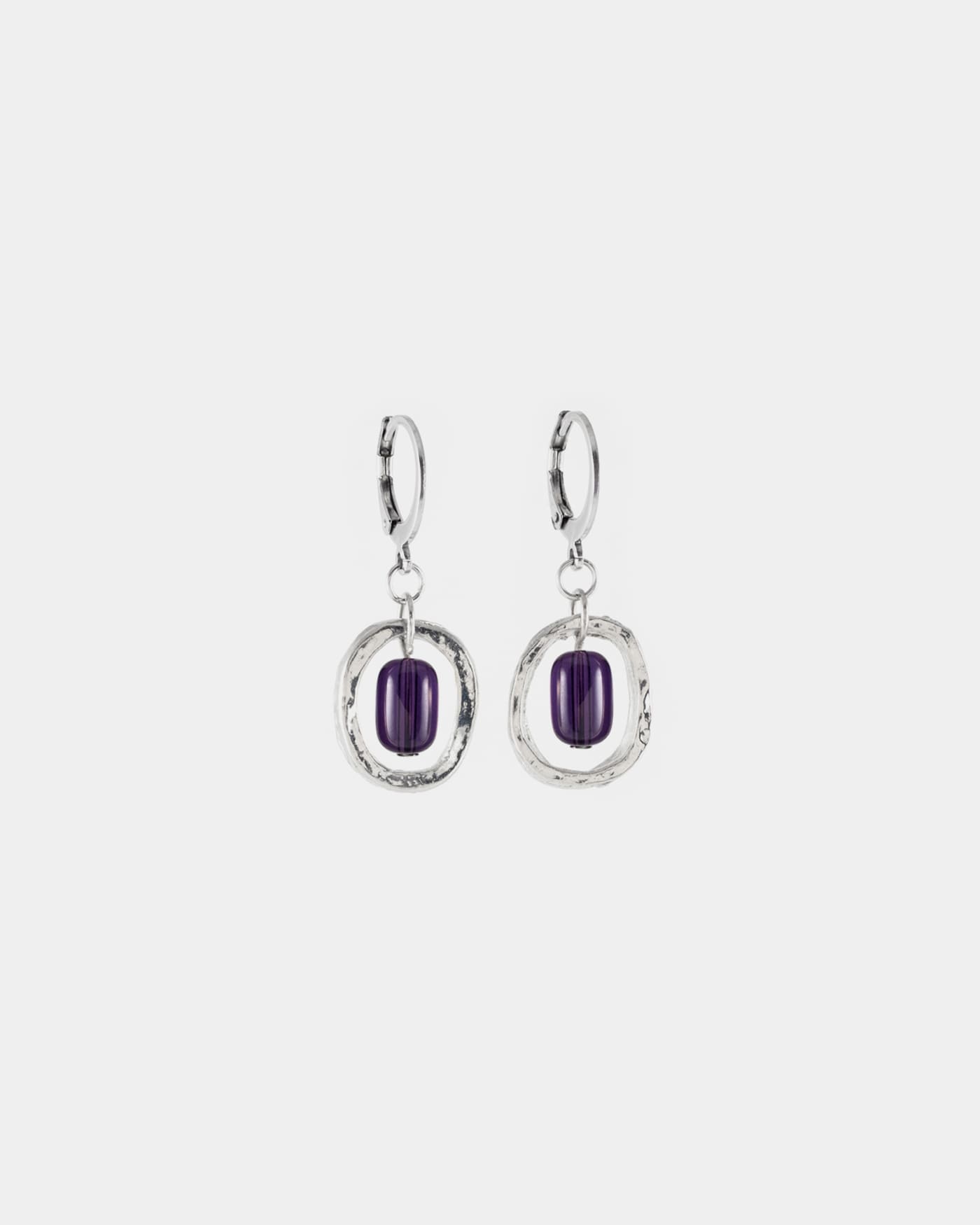 Boucles d'oreilles Dragea Argent