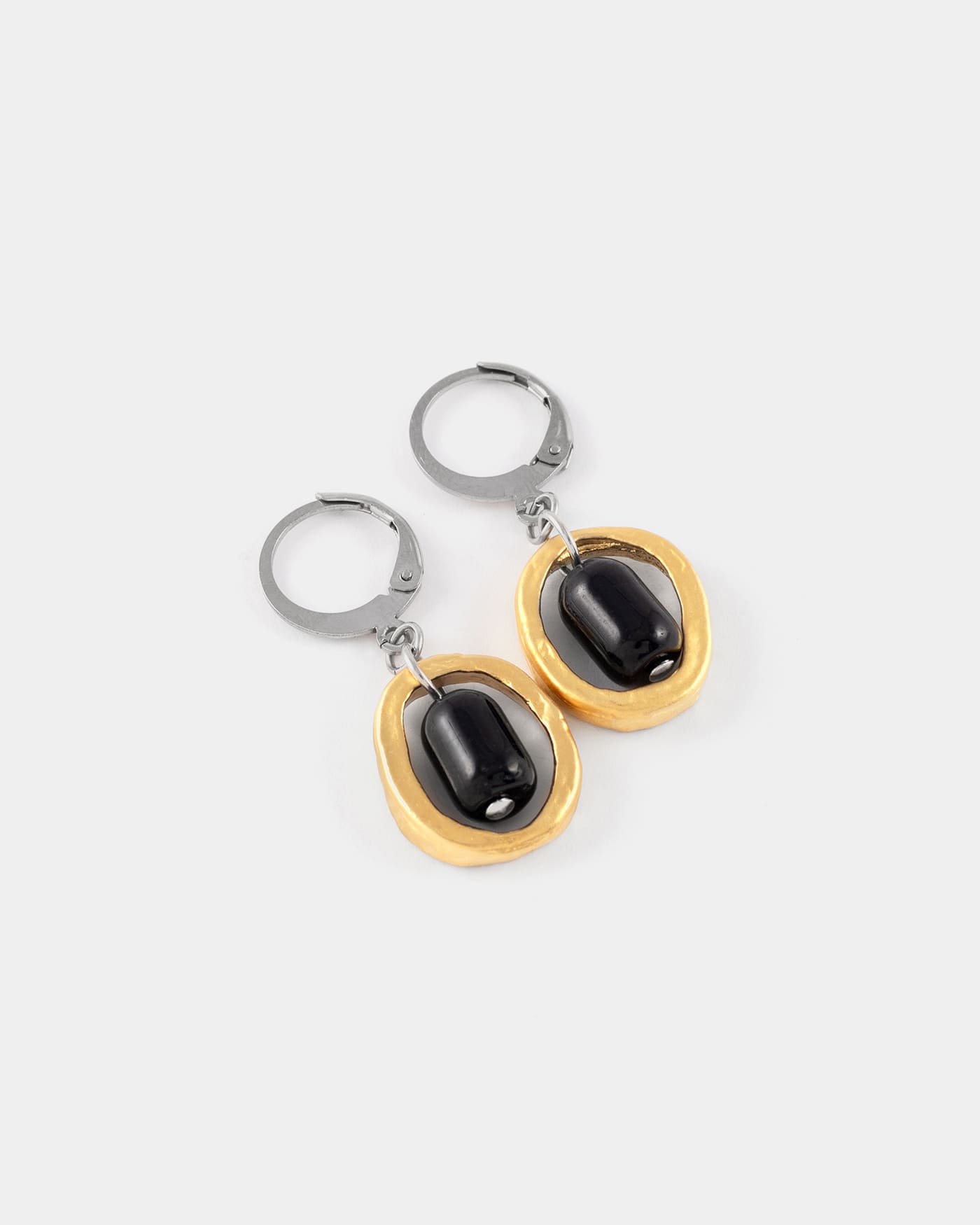 Boucles d'oreilles Dragea Deux tons