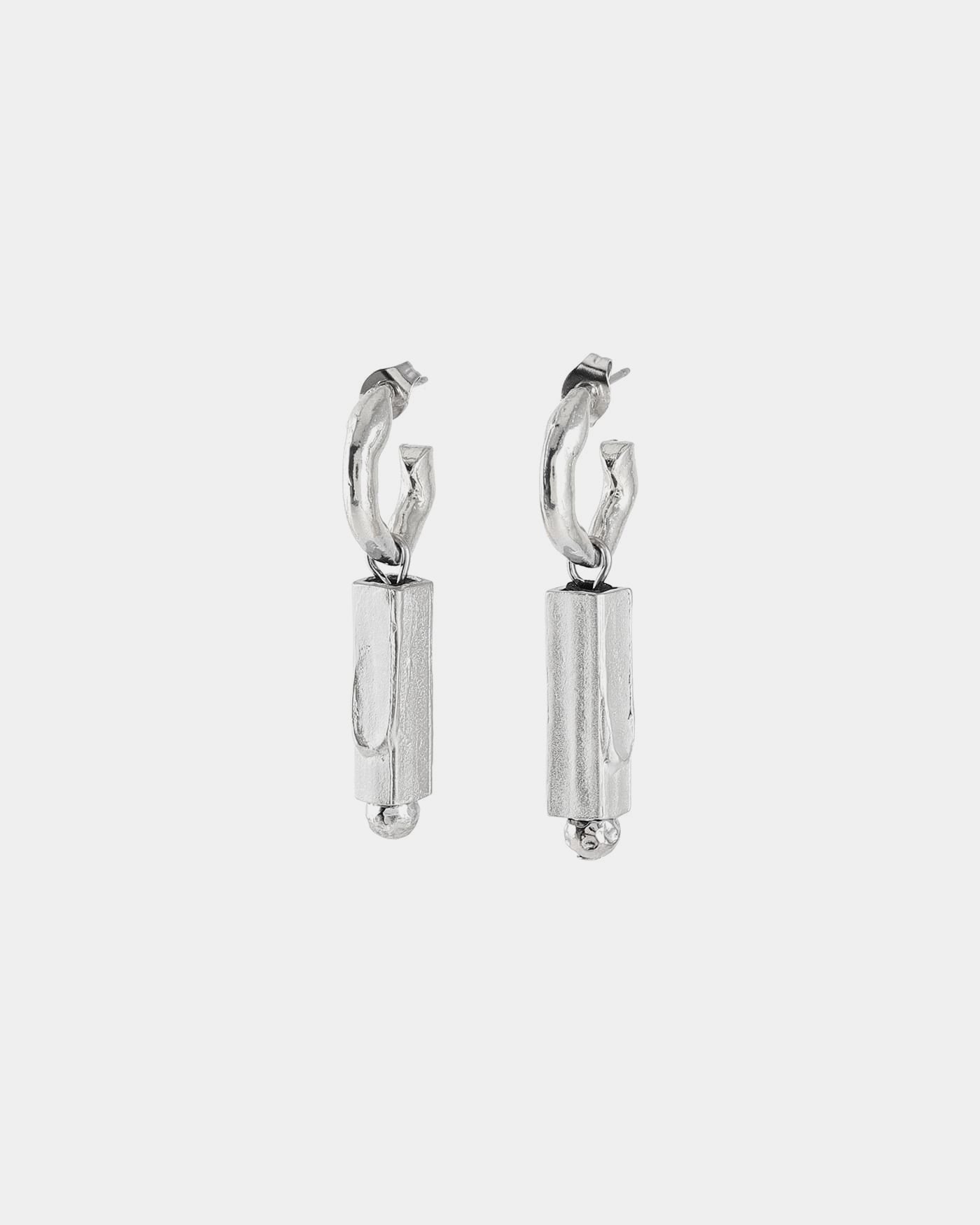 Vermer Silver Earrings