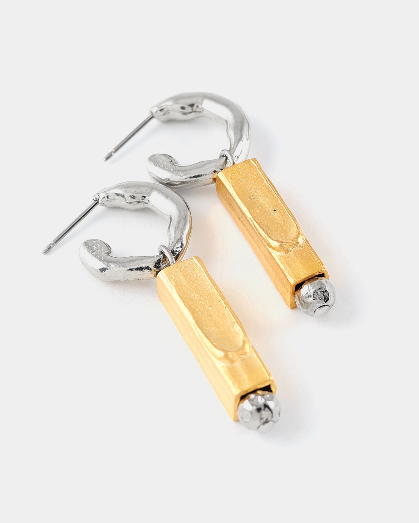 Boucles d'oreilles Vermer Deux tons