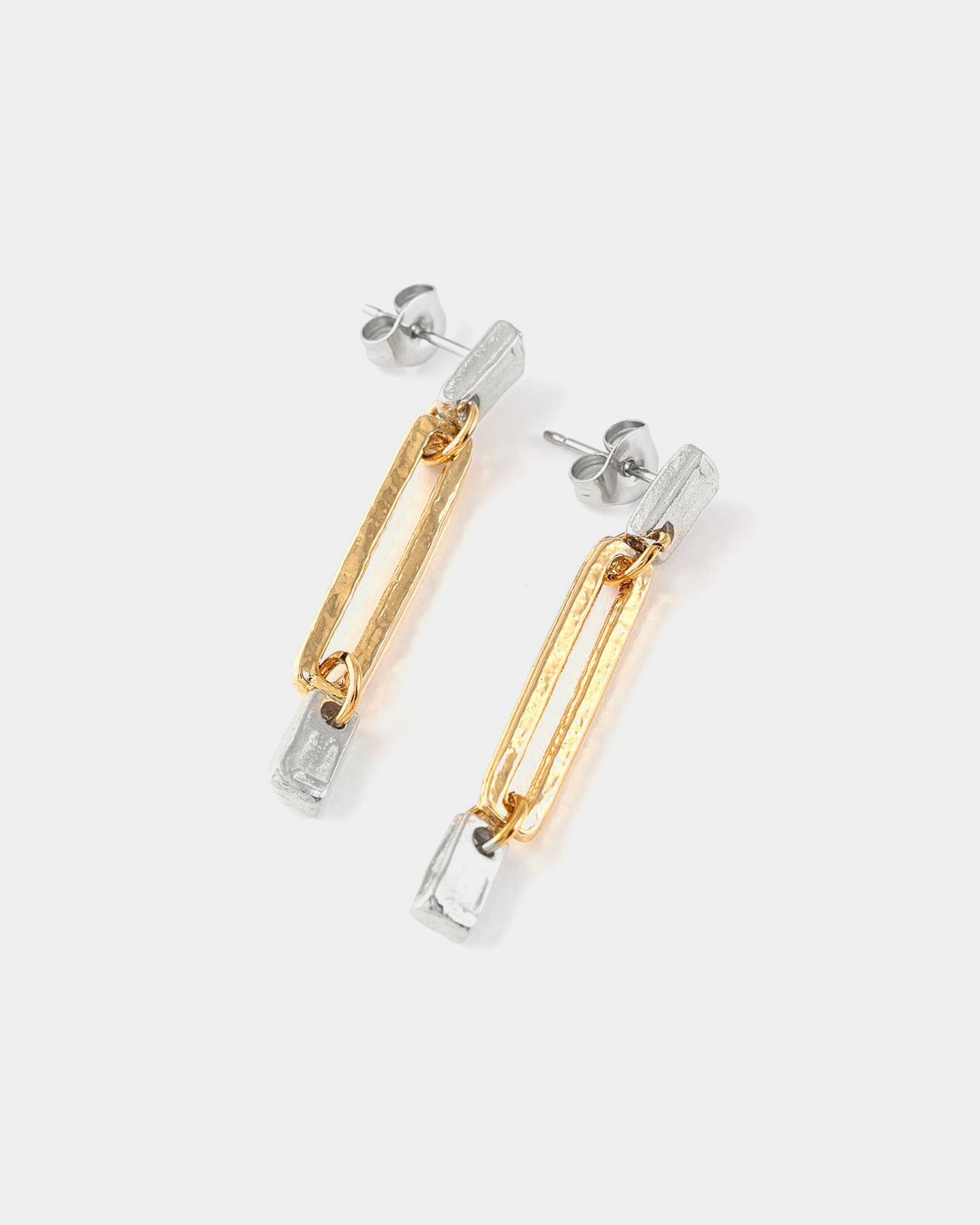 Ecloi Two-tone Earrings