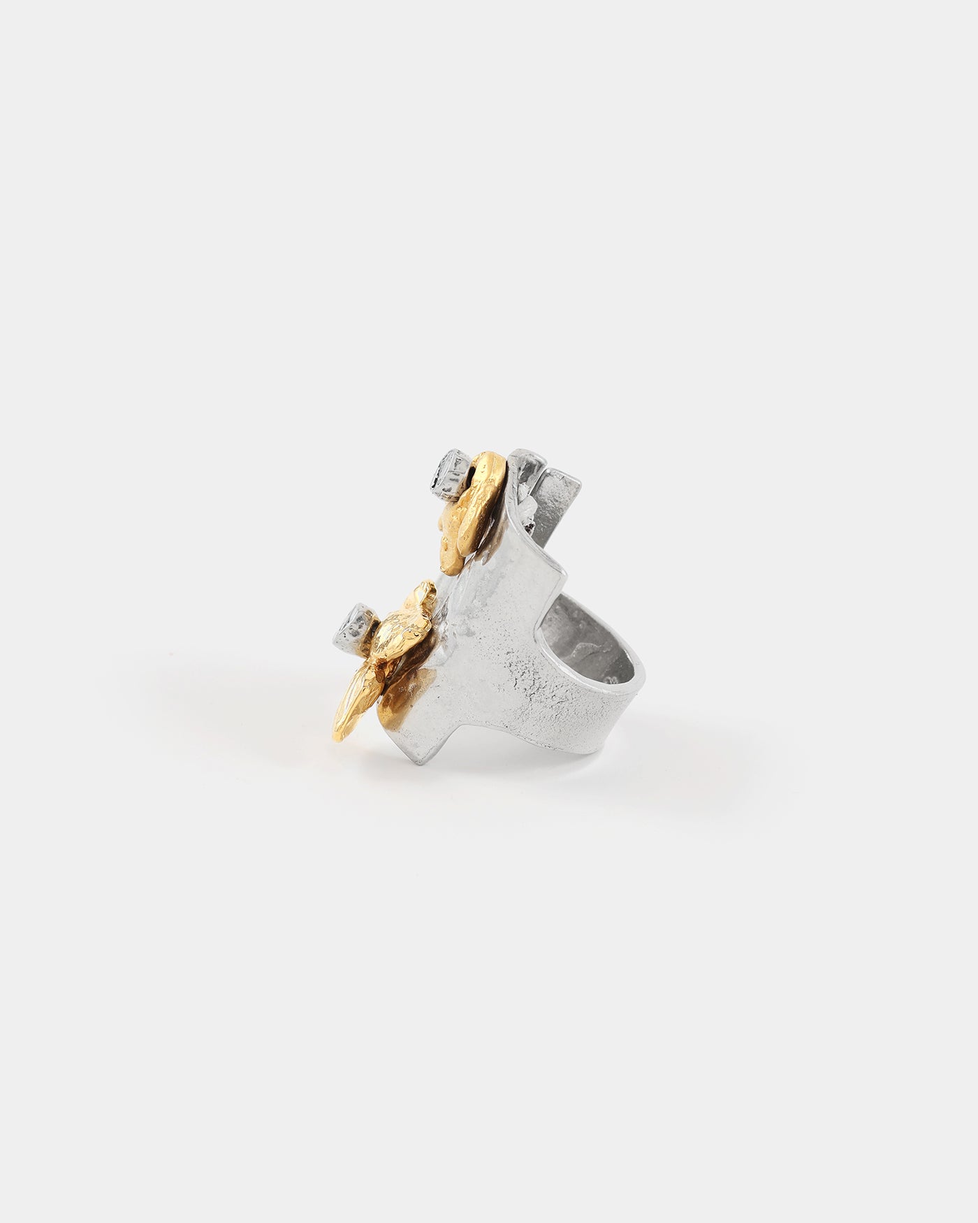 Taurus two-tone ring