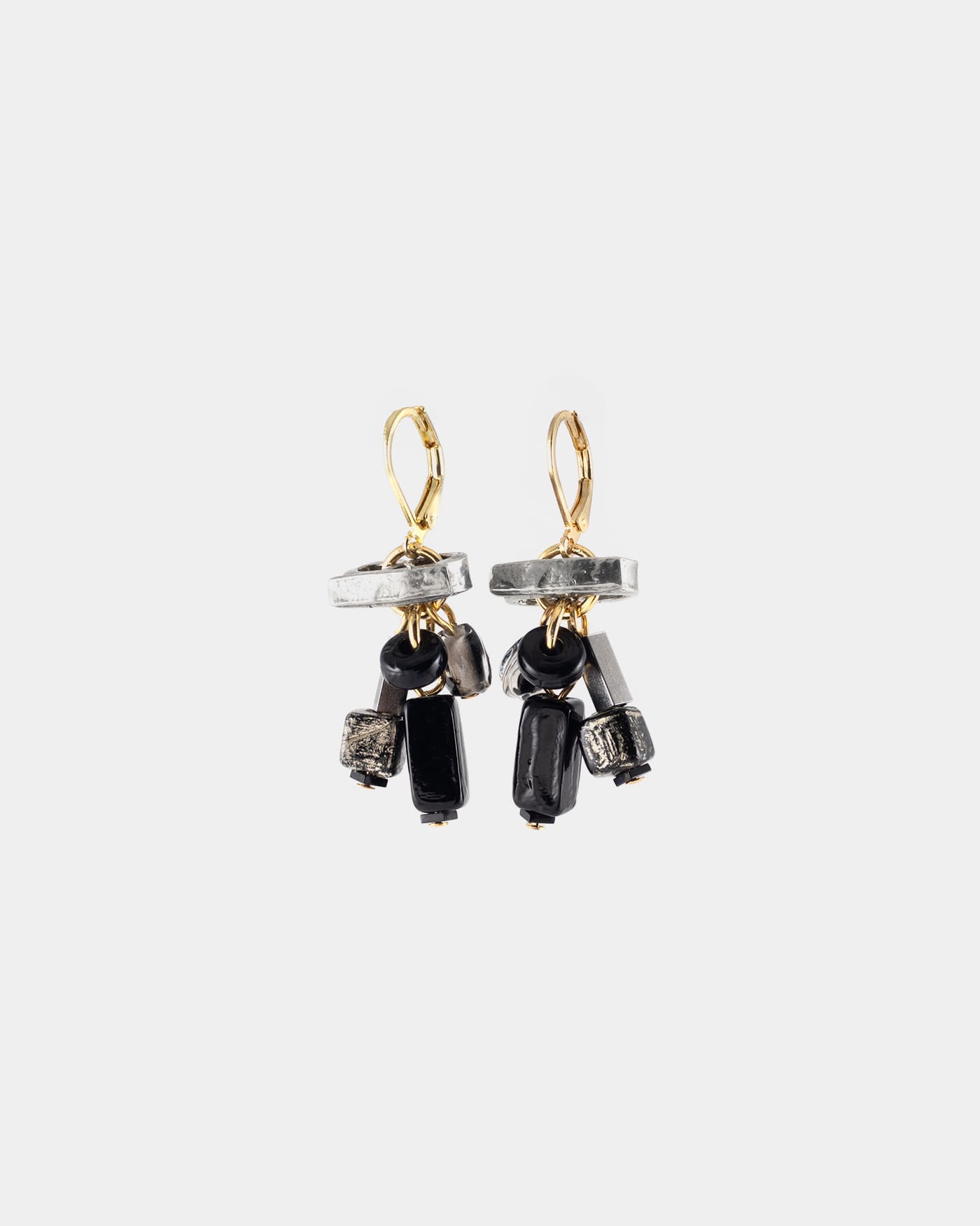 Boucles d'oreilles Juncus Deux tons
