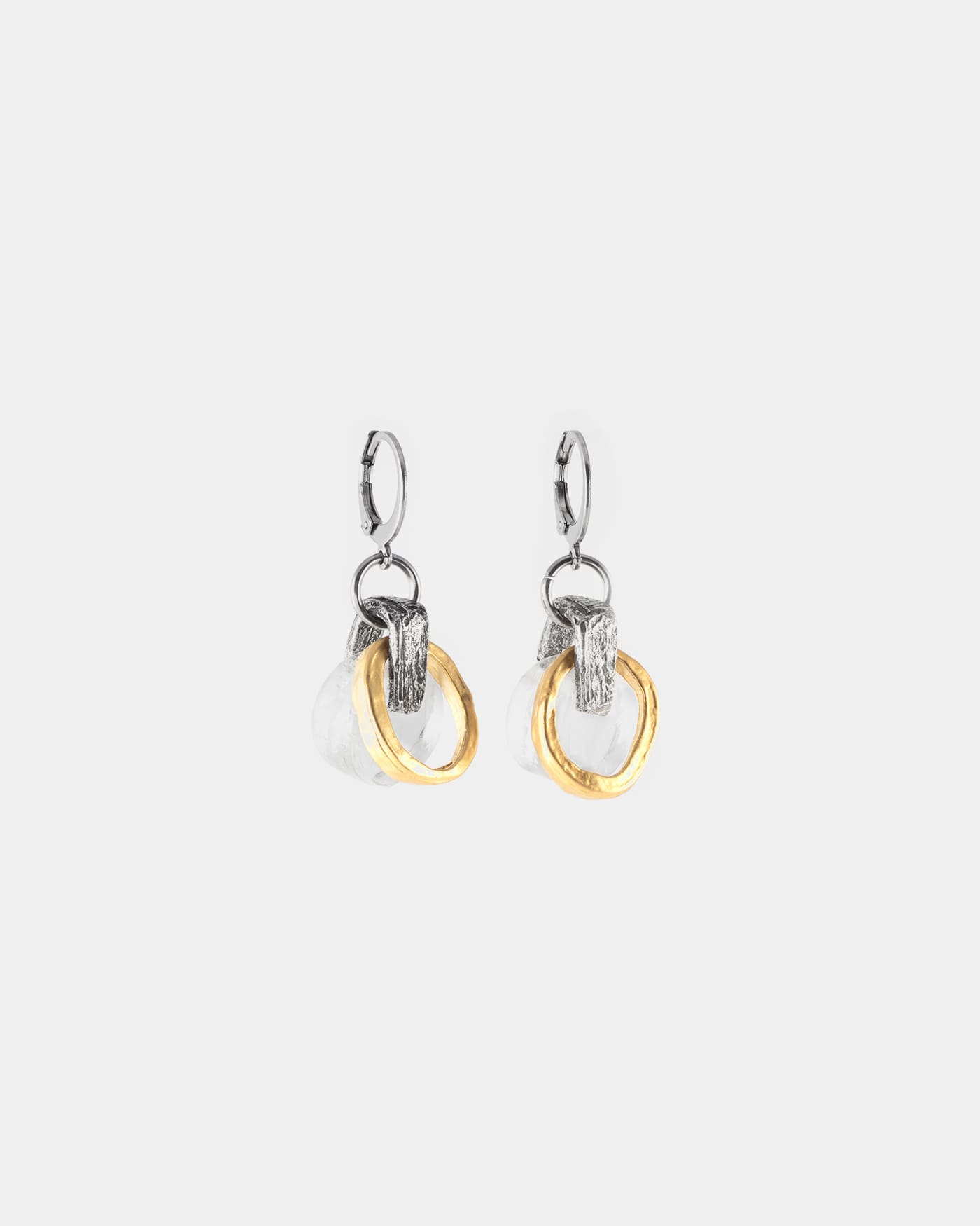 Elyra Two-tone Earrings