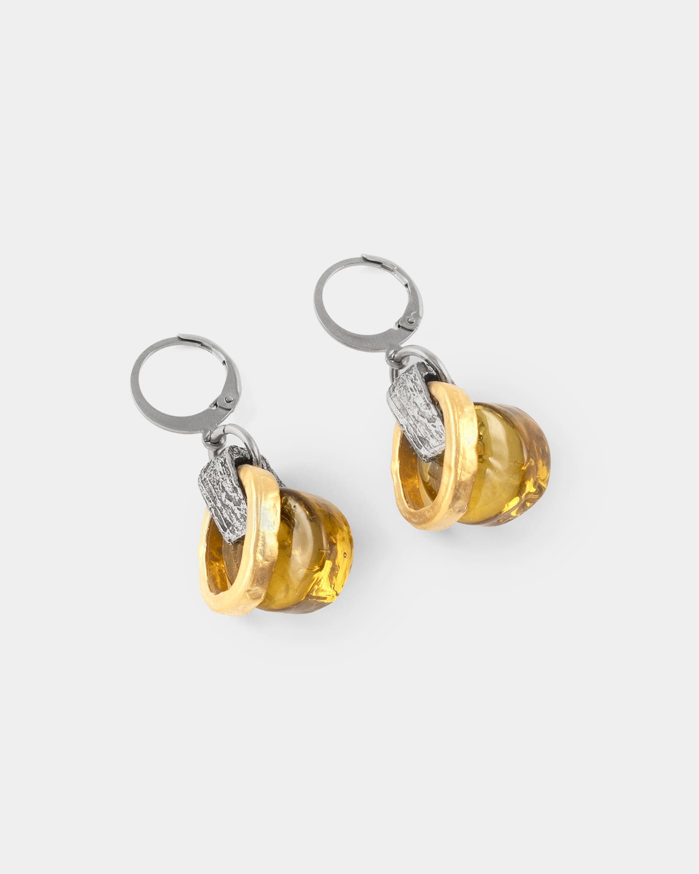 Elyra Two-tone Earrings