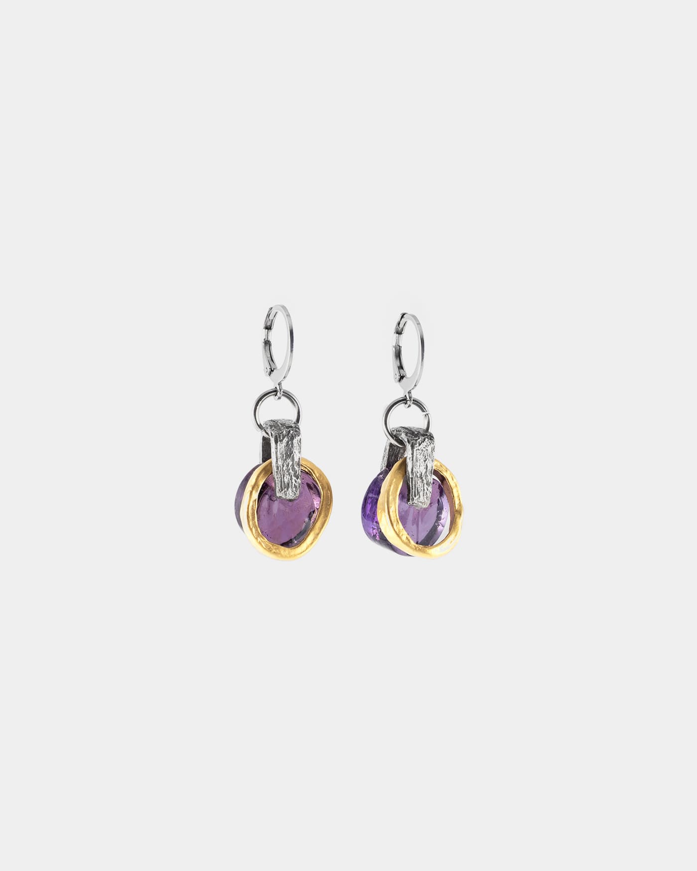 Elyra Two-tone Earrings