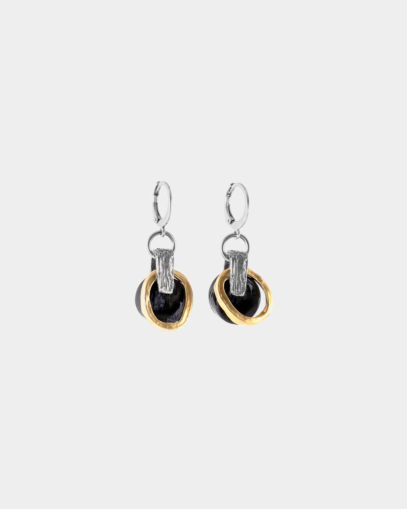 Elyra Two-tone Earrings