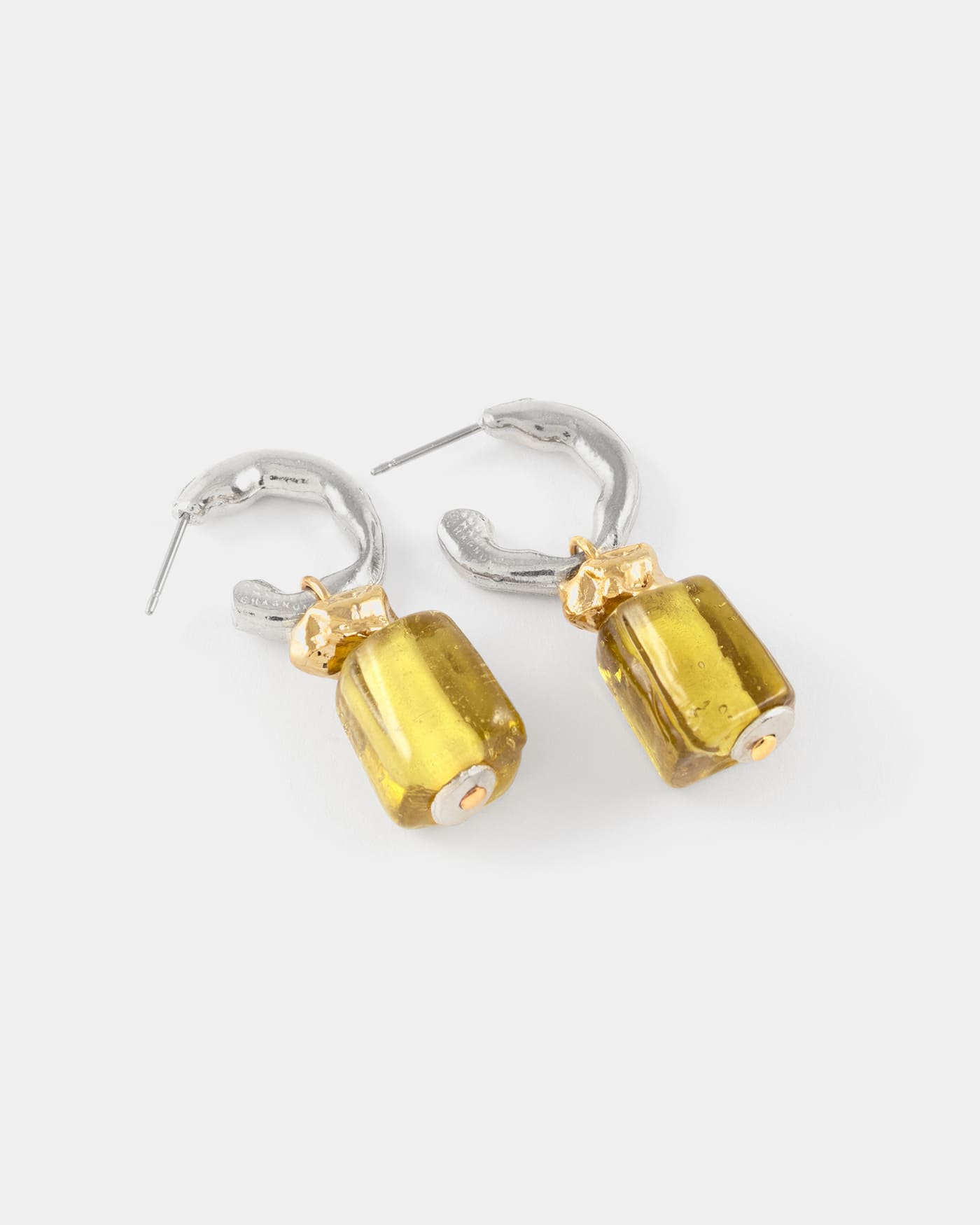 Boucles d'oreilles Melune Deux tons