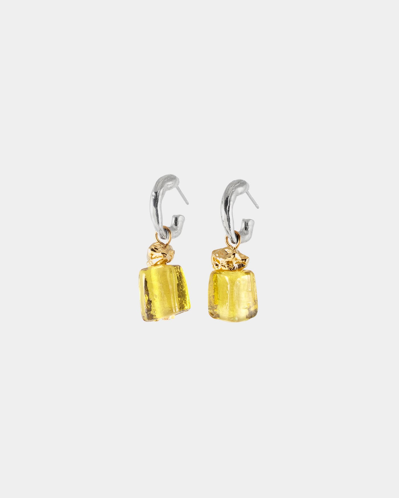 Boucles d'oreilles Melune Deux tons