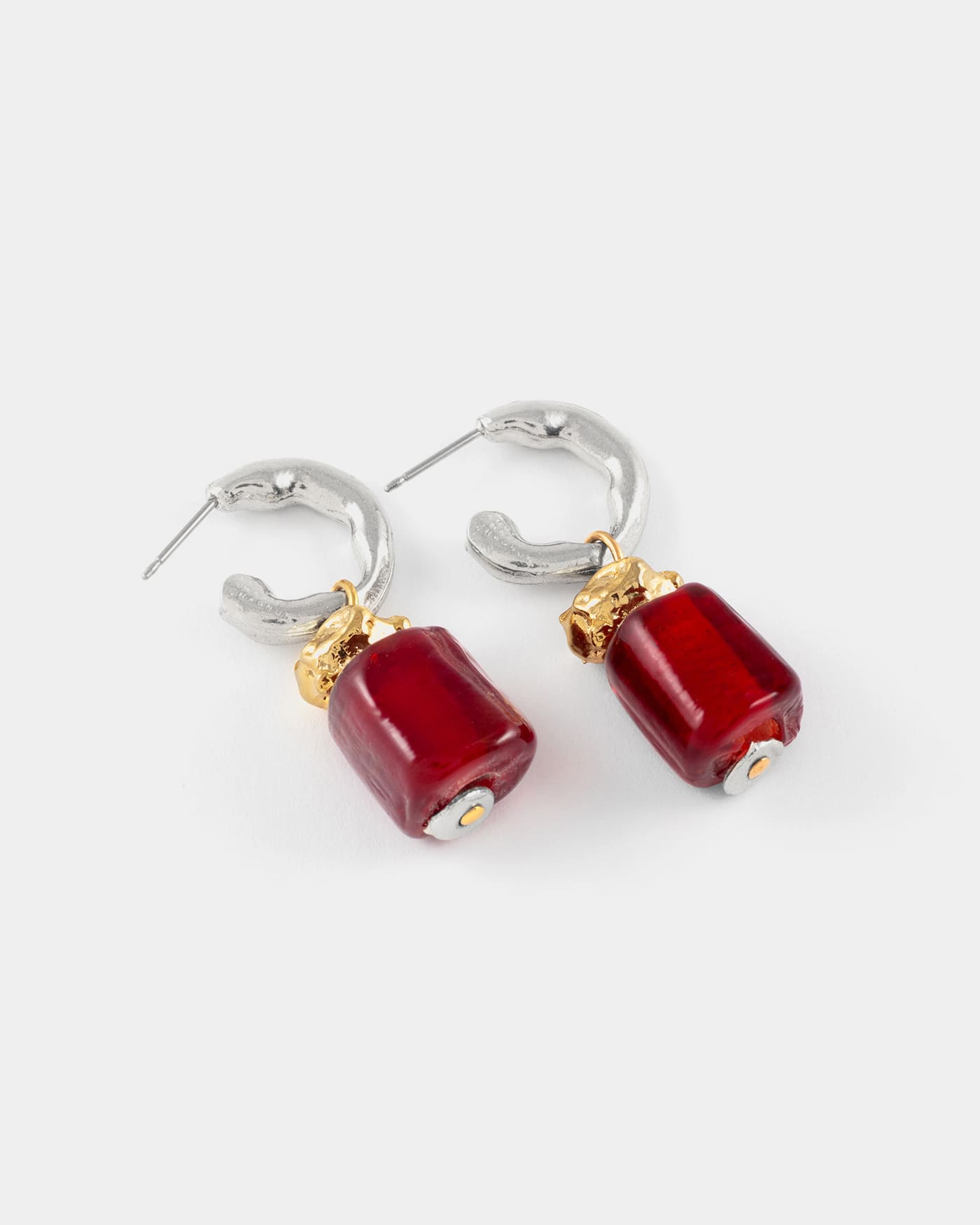 Boucles d'oreilles Melune Deux tons