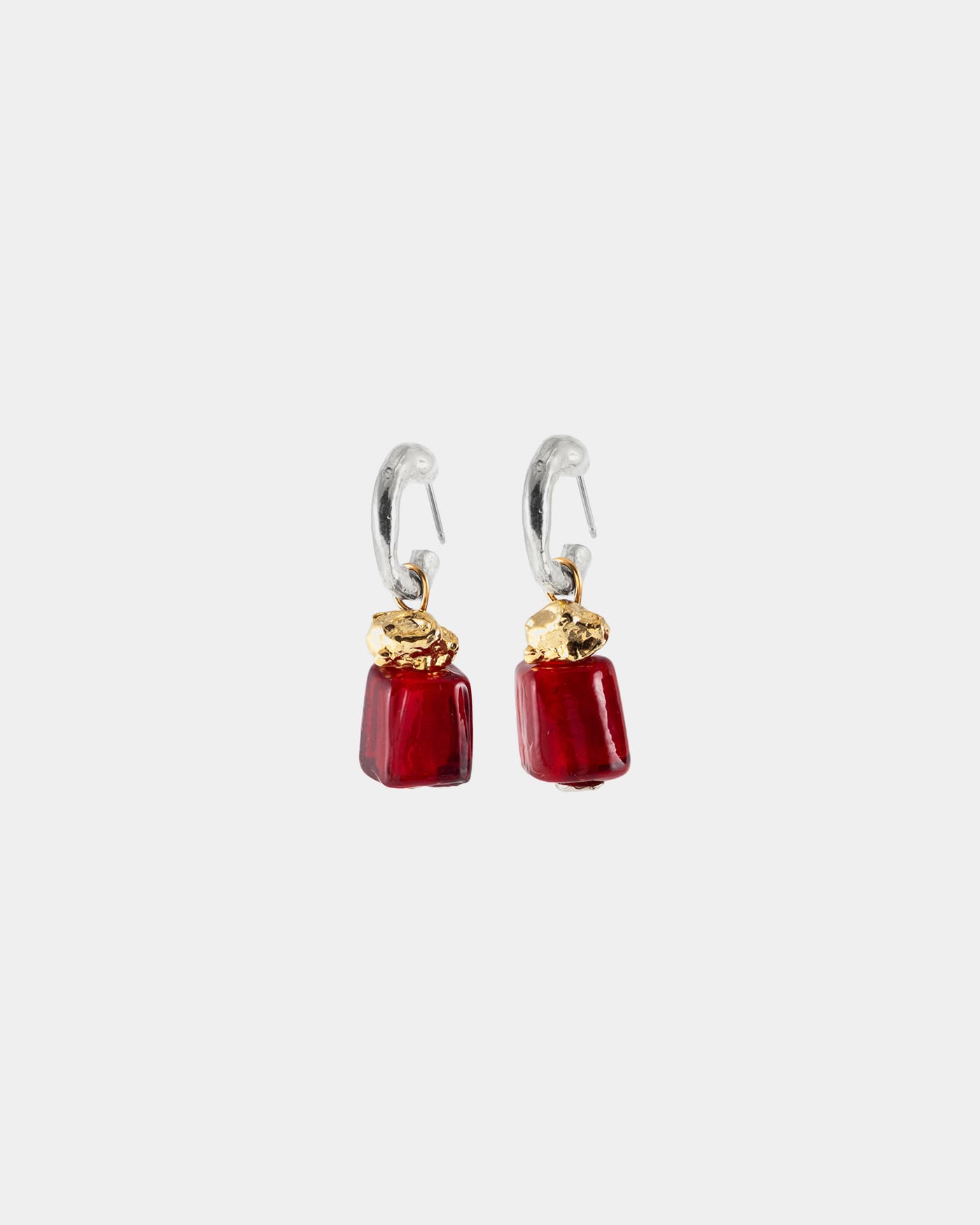 Boucles d'oreilles Melune Deux tons