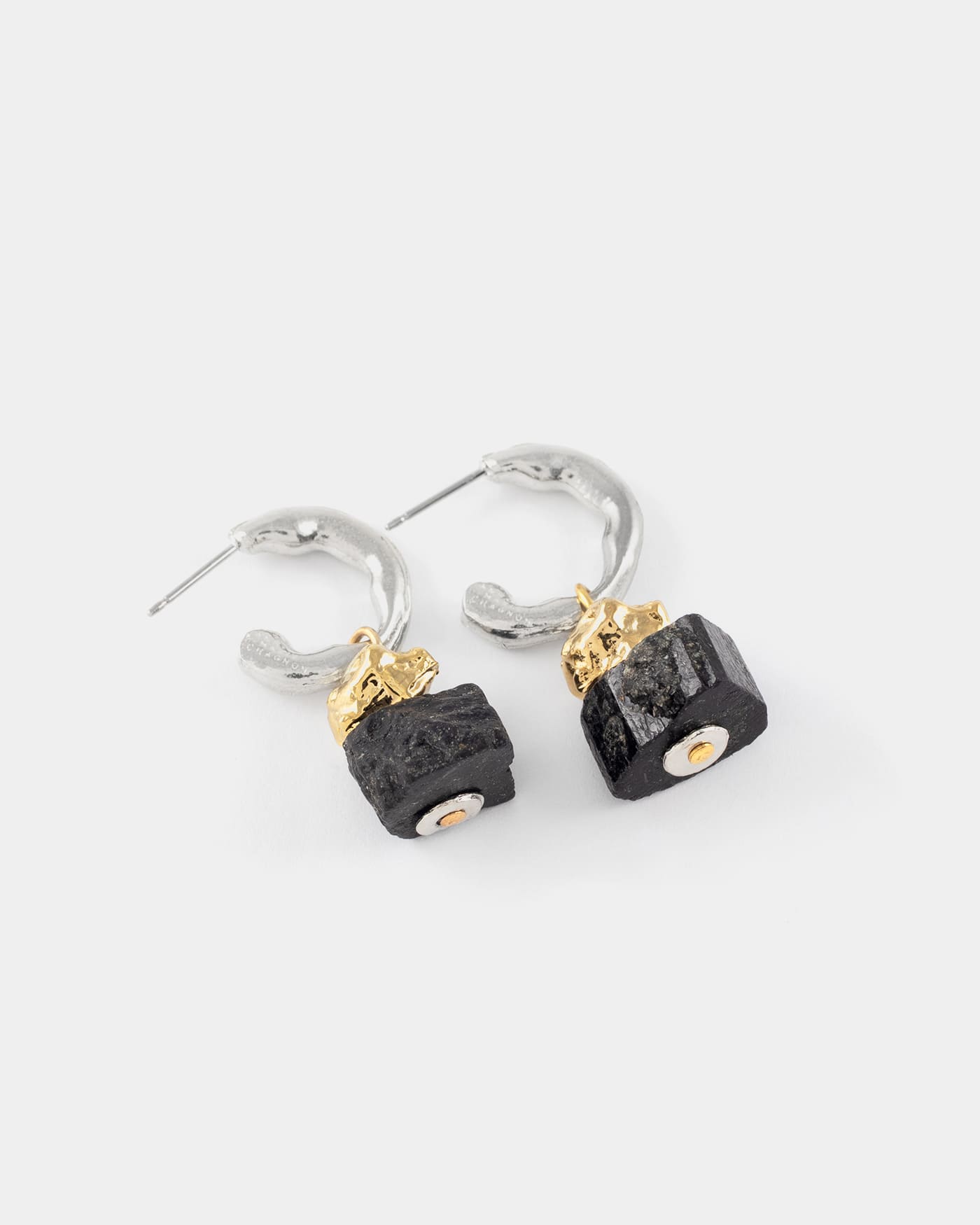 Boucles d'oreilles Melune Deux tons