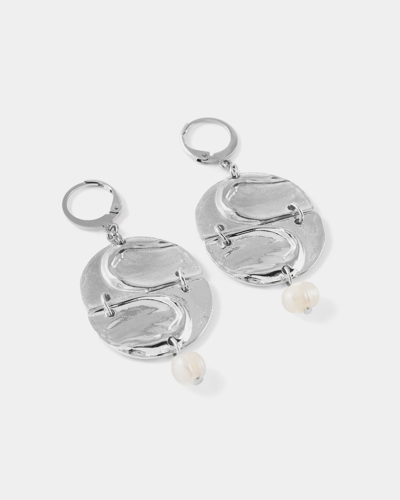 Ruzée Silver Earrings