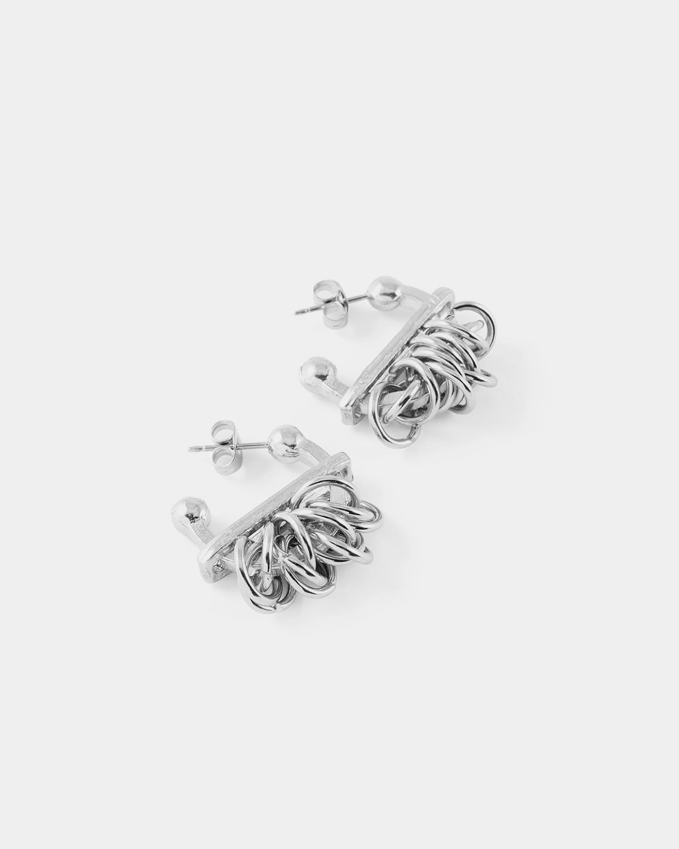 Boucles d'oreilles Jellya Argent
