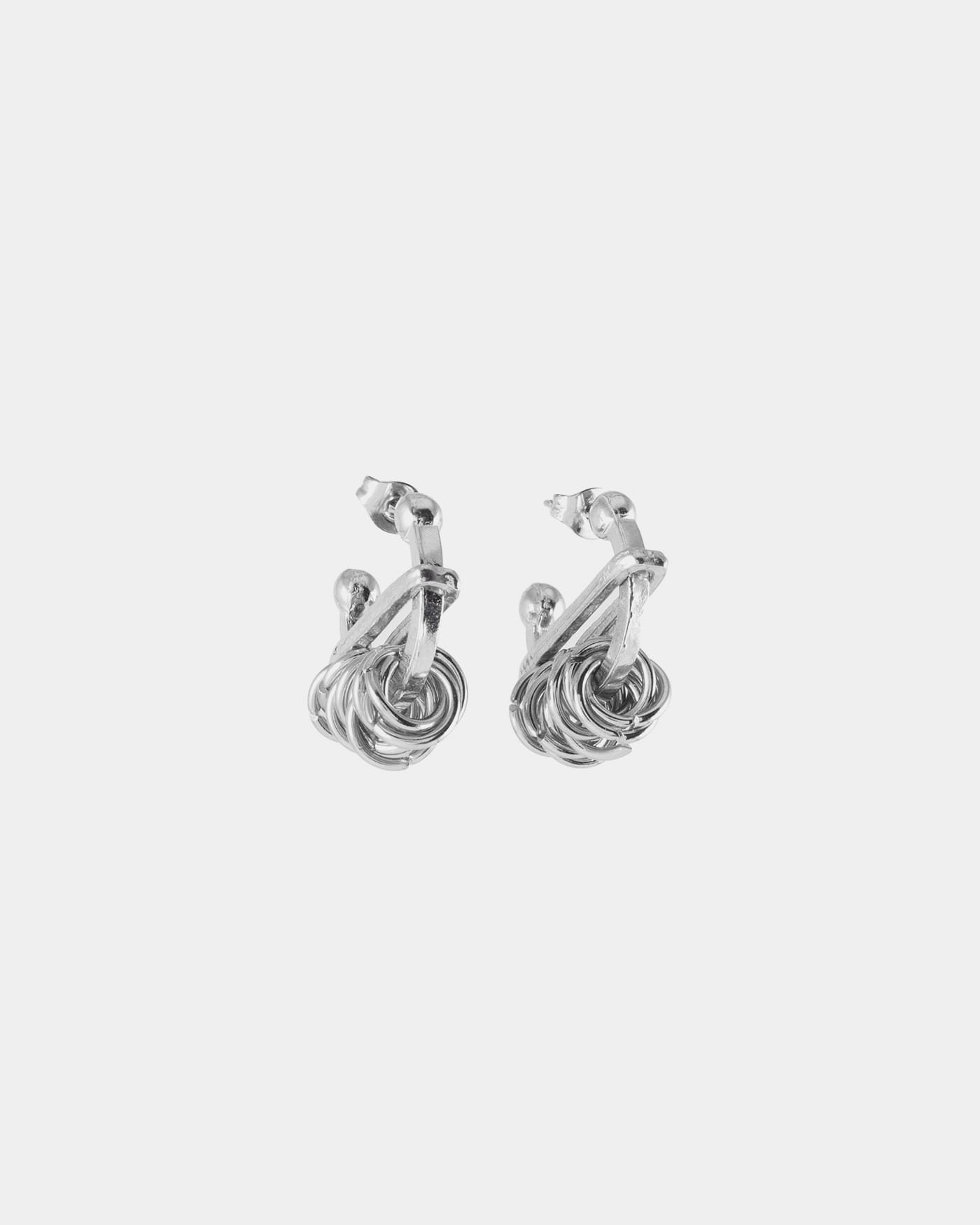 Boucles d'oreilles Jellya Argent