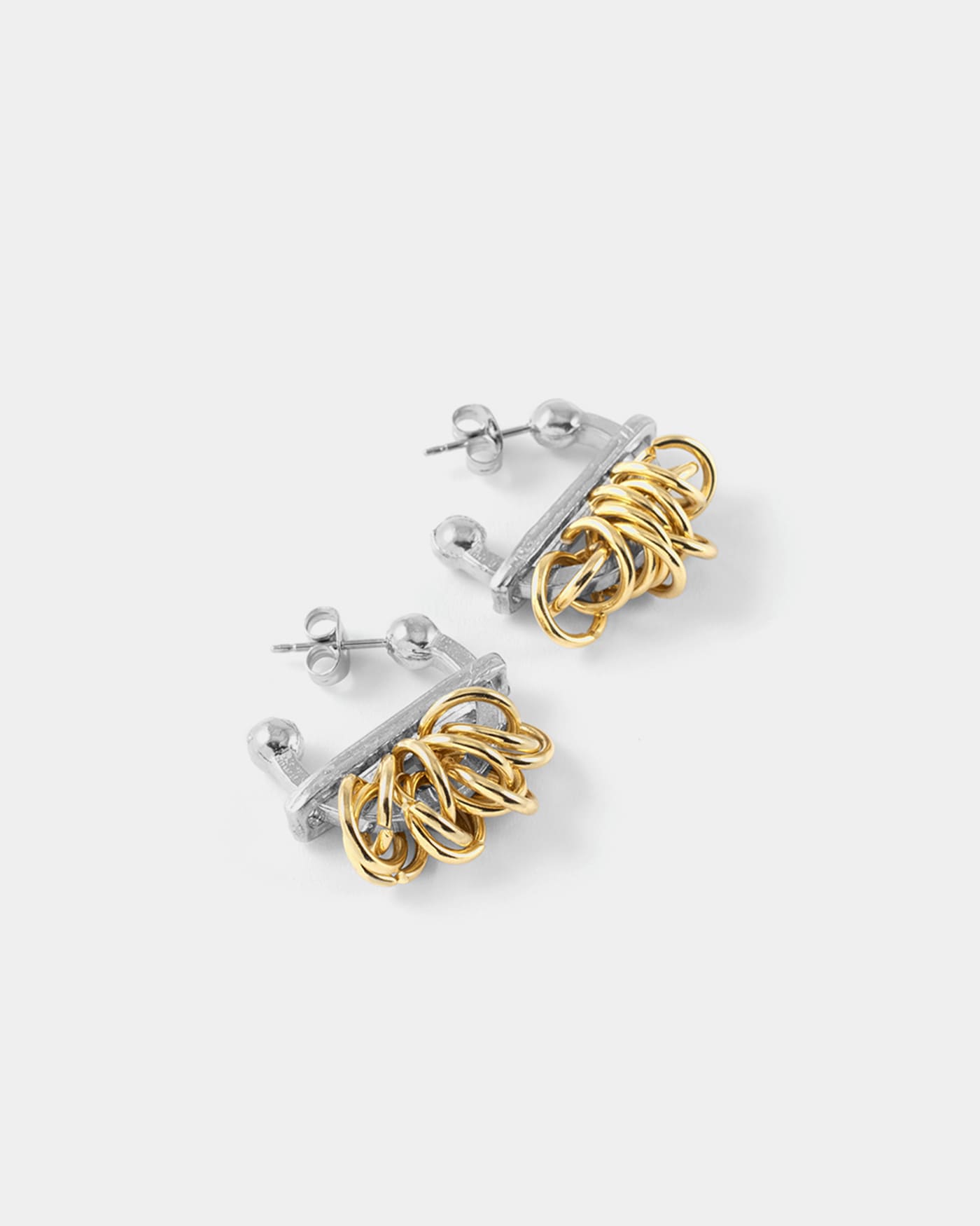 Boucles d'oreilles Jellya Deux tons