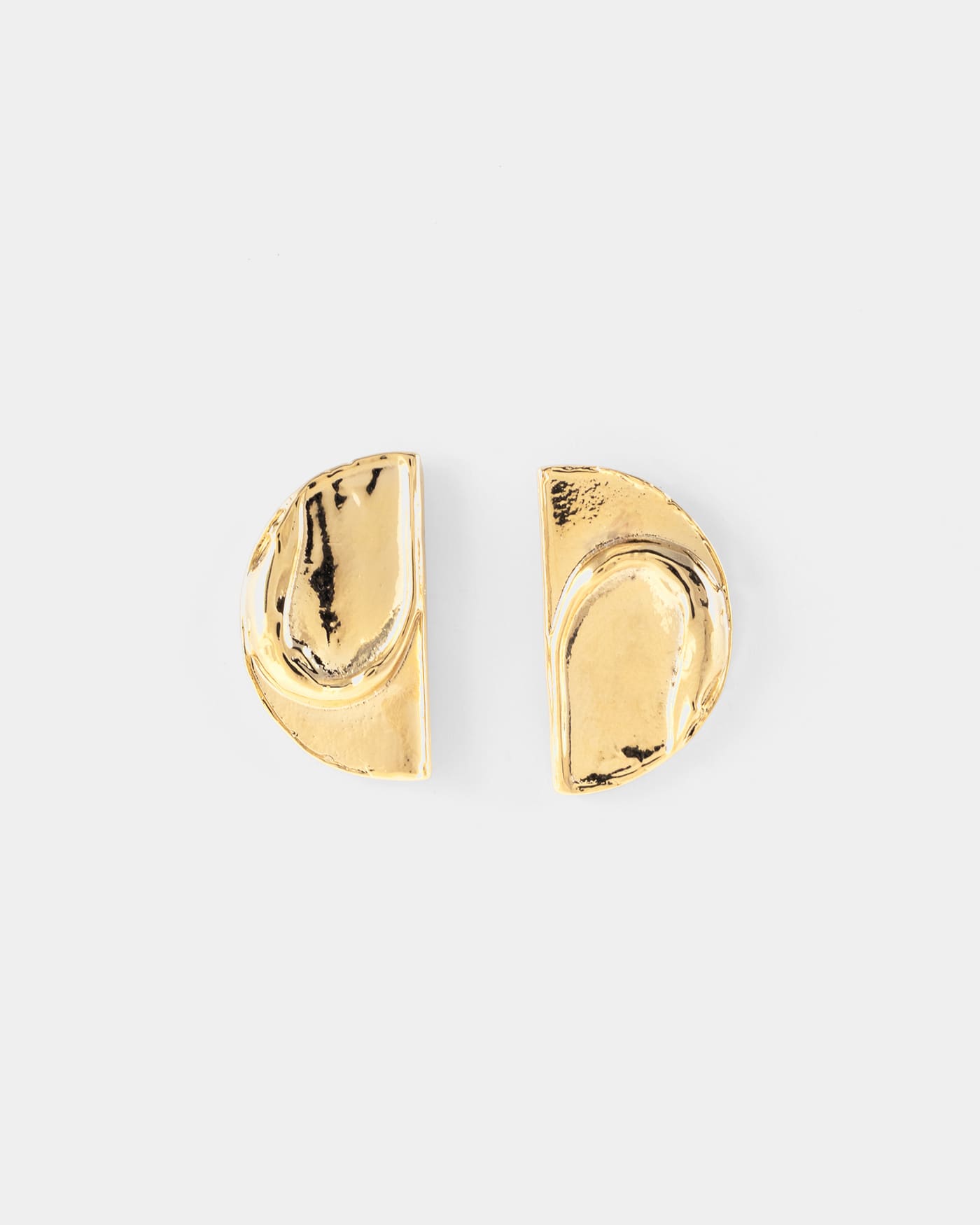 Boucles d'oreilles Fordite Or