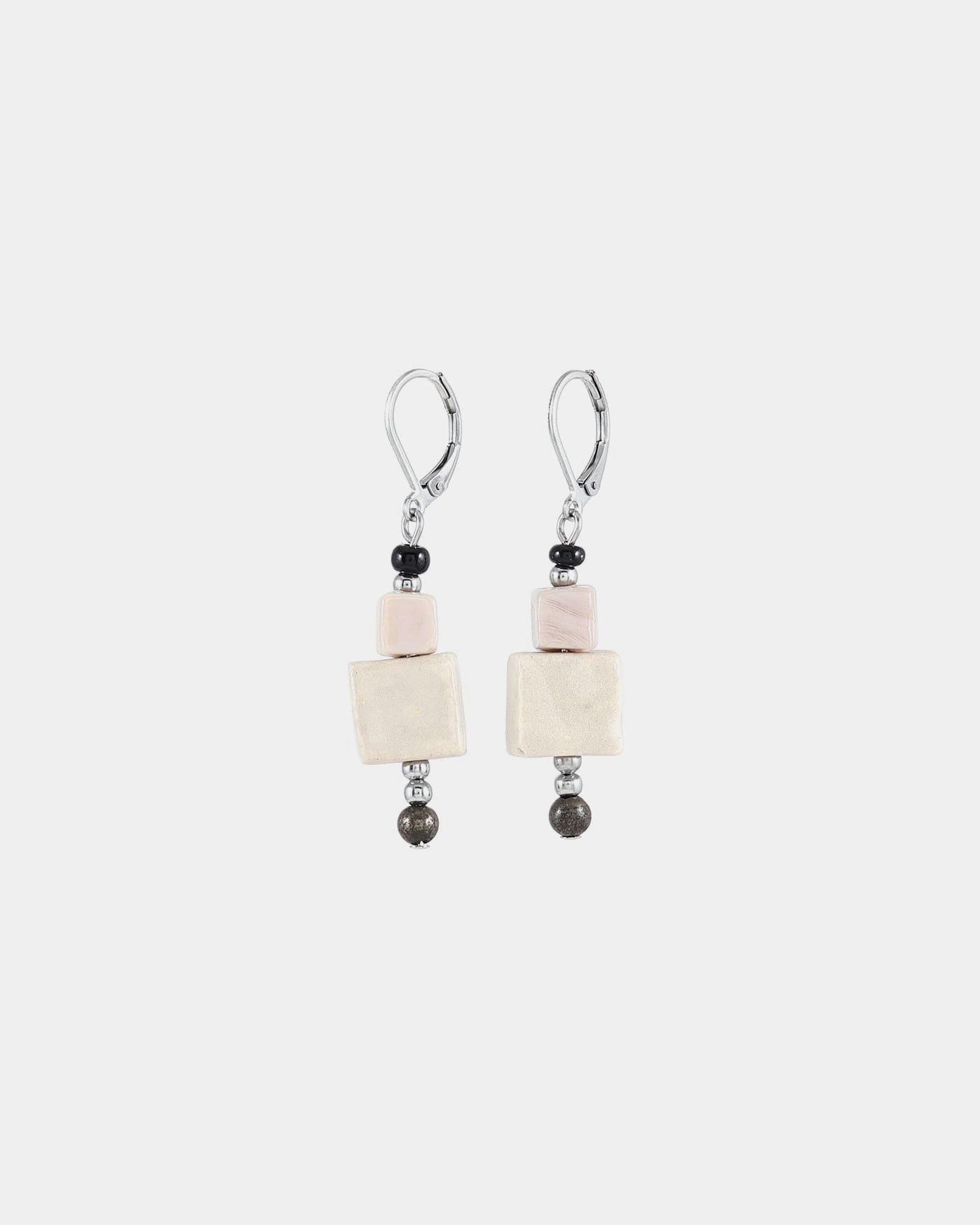 Boucles d'oreilles Foramen Argent