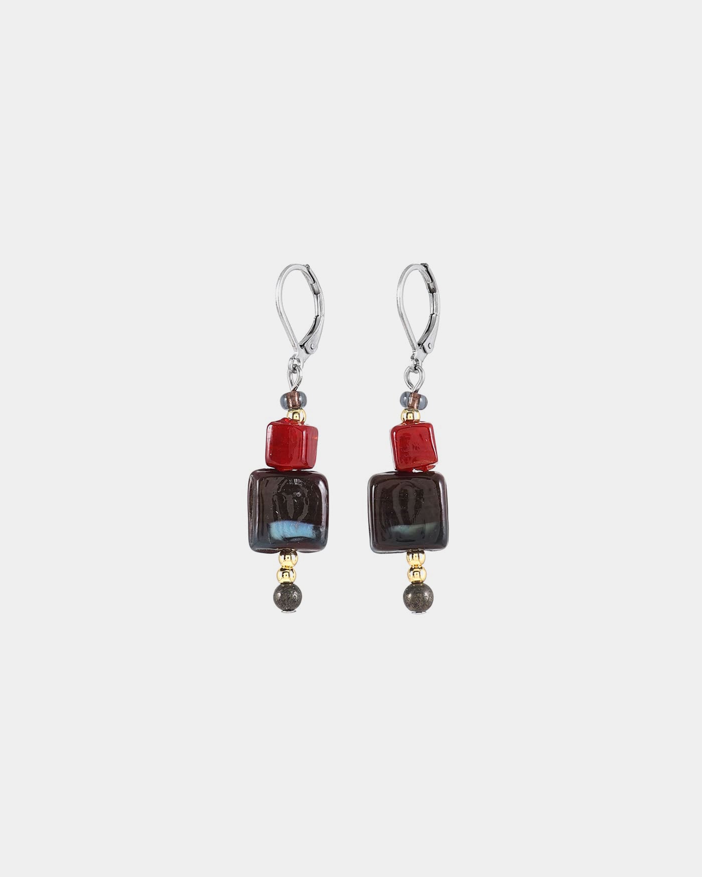 Boucles d'oreilles Foramen Deux tons